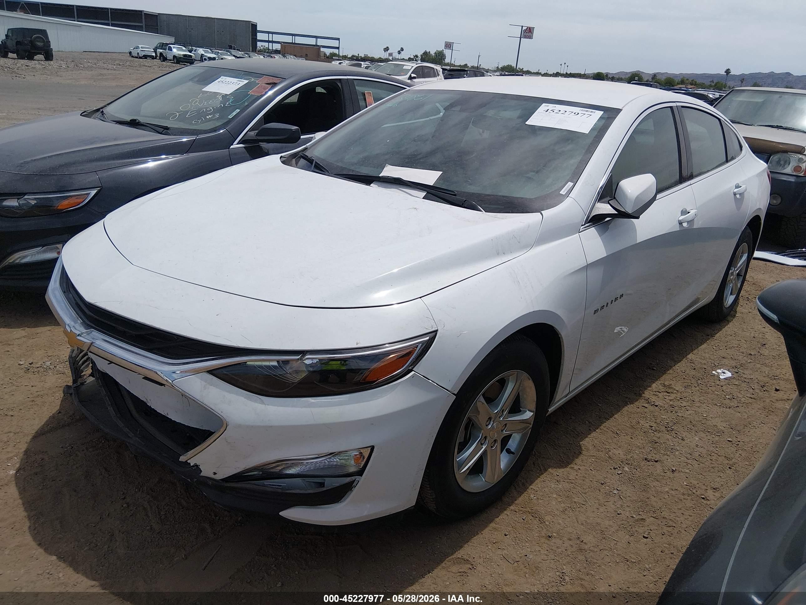 2024 Chevrolet Malibu Fwd 1fl Белый vin: 1G1ZC5STXRF175295
