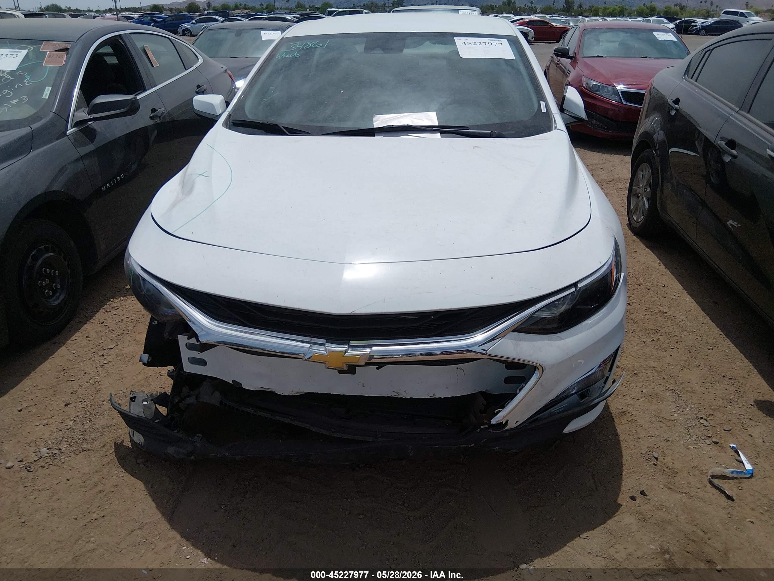 2024 Chevrolet Malibu Fwd 1fl Белый vin: 1G1ZC5STXRF175295