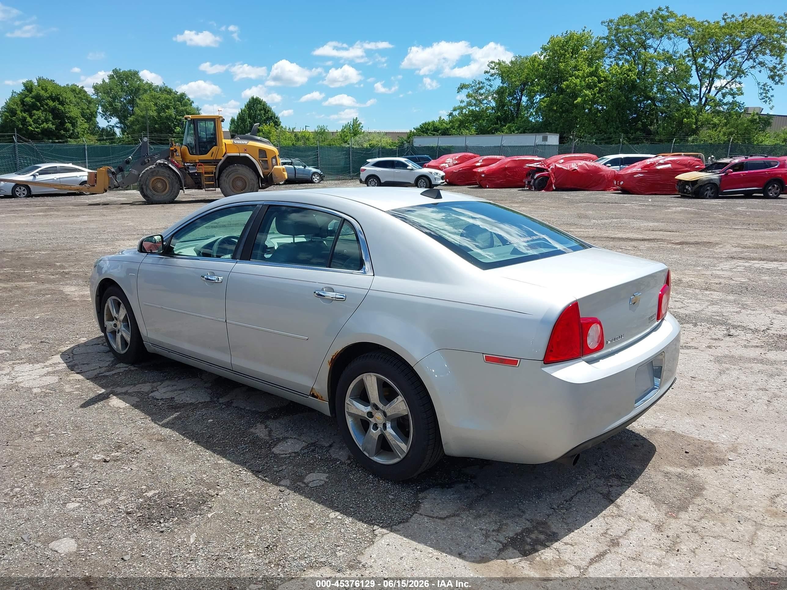 2012 Chevrolet Malibu 2lt Silver vin: 1G1ZD5E00CF101034
