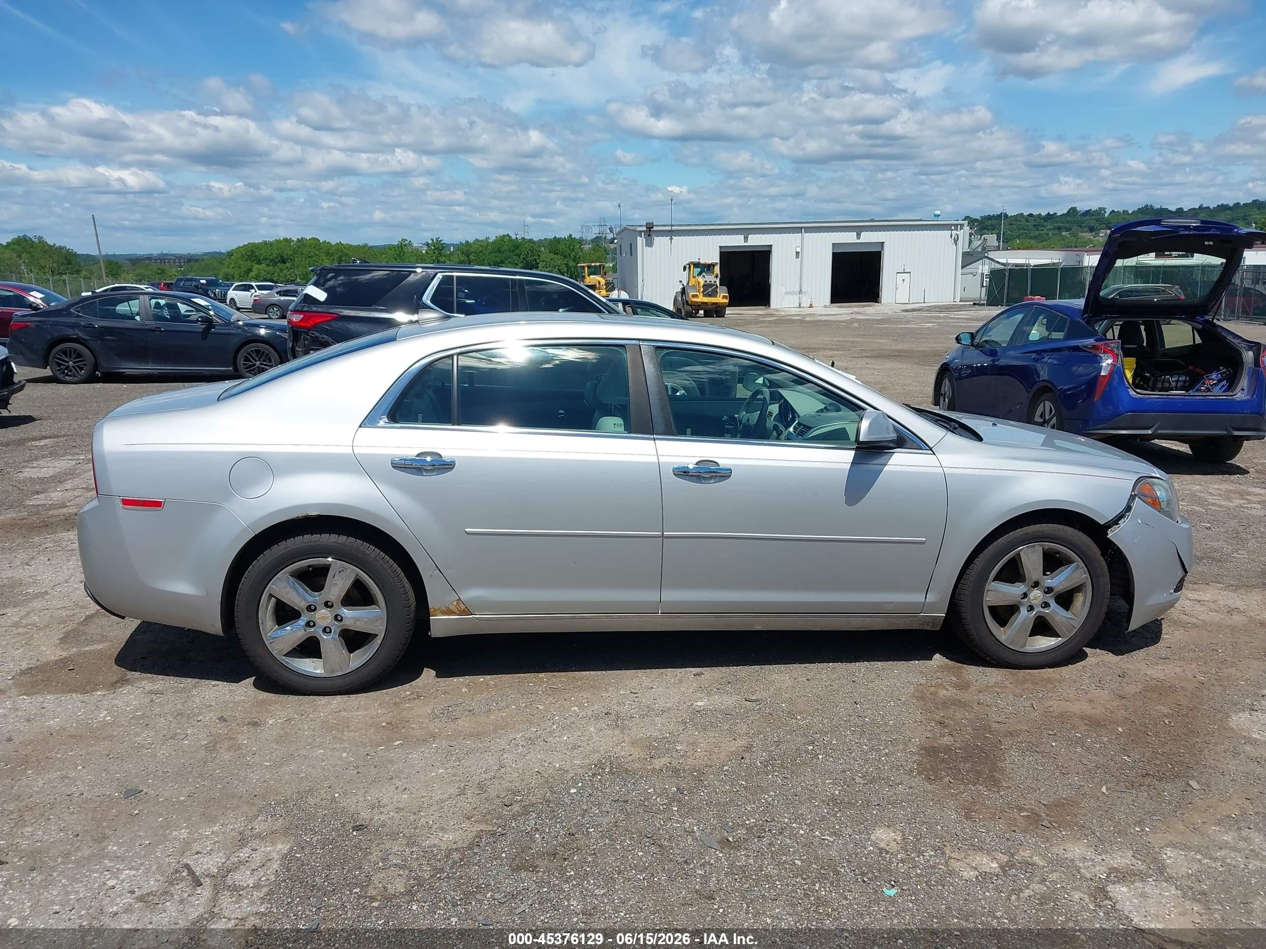2012 Chevrolet Malibu 2lt Silver vin: 1G1ZD5E00CF101034