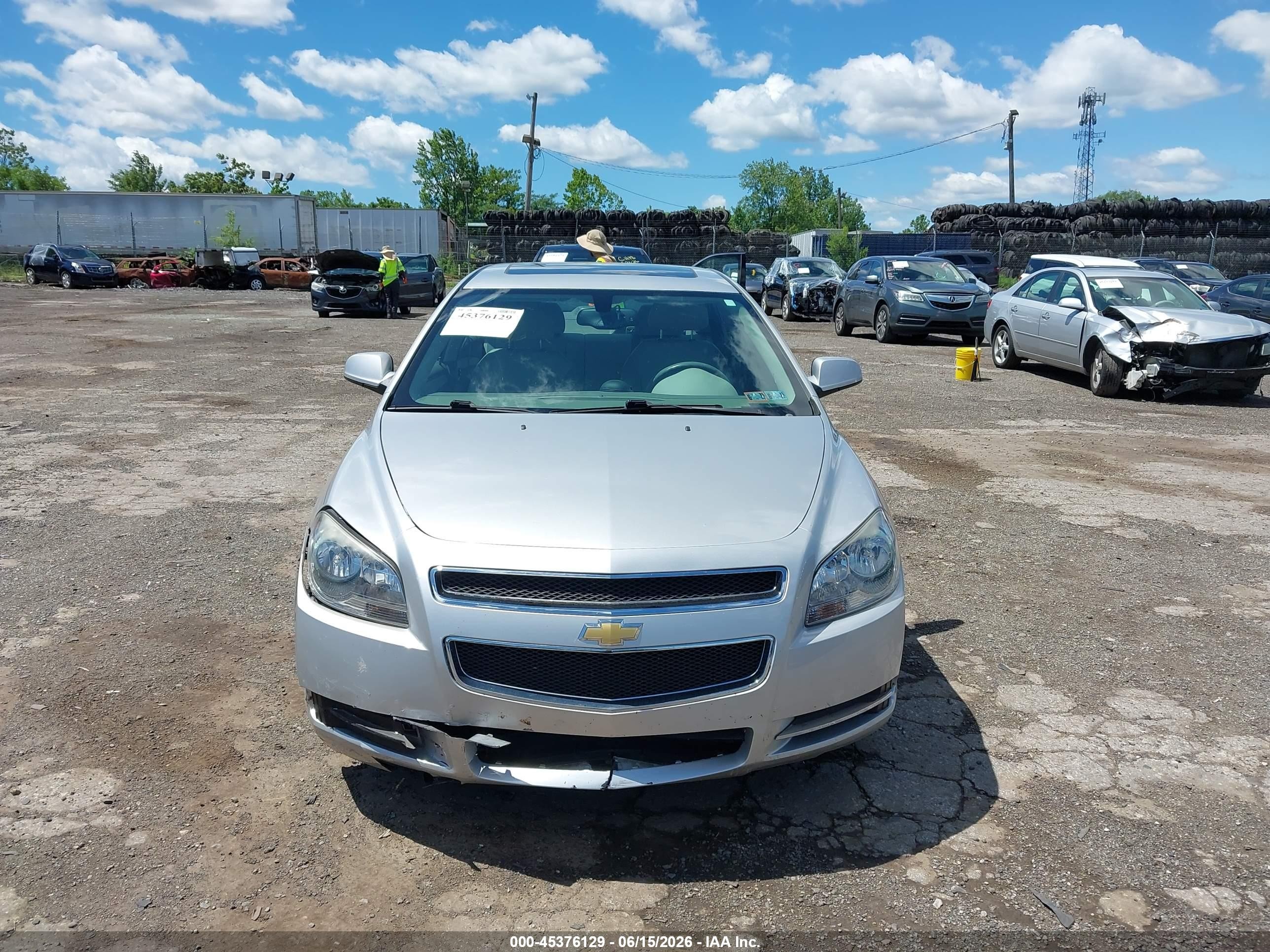 2012 Chevrolet Malibu 2lt Silver vin: 1G1ZD5E00CF101034