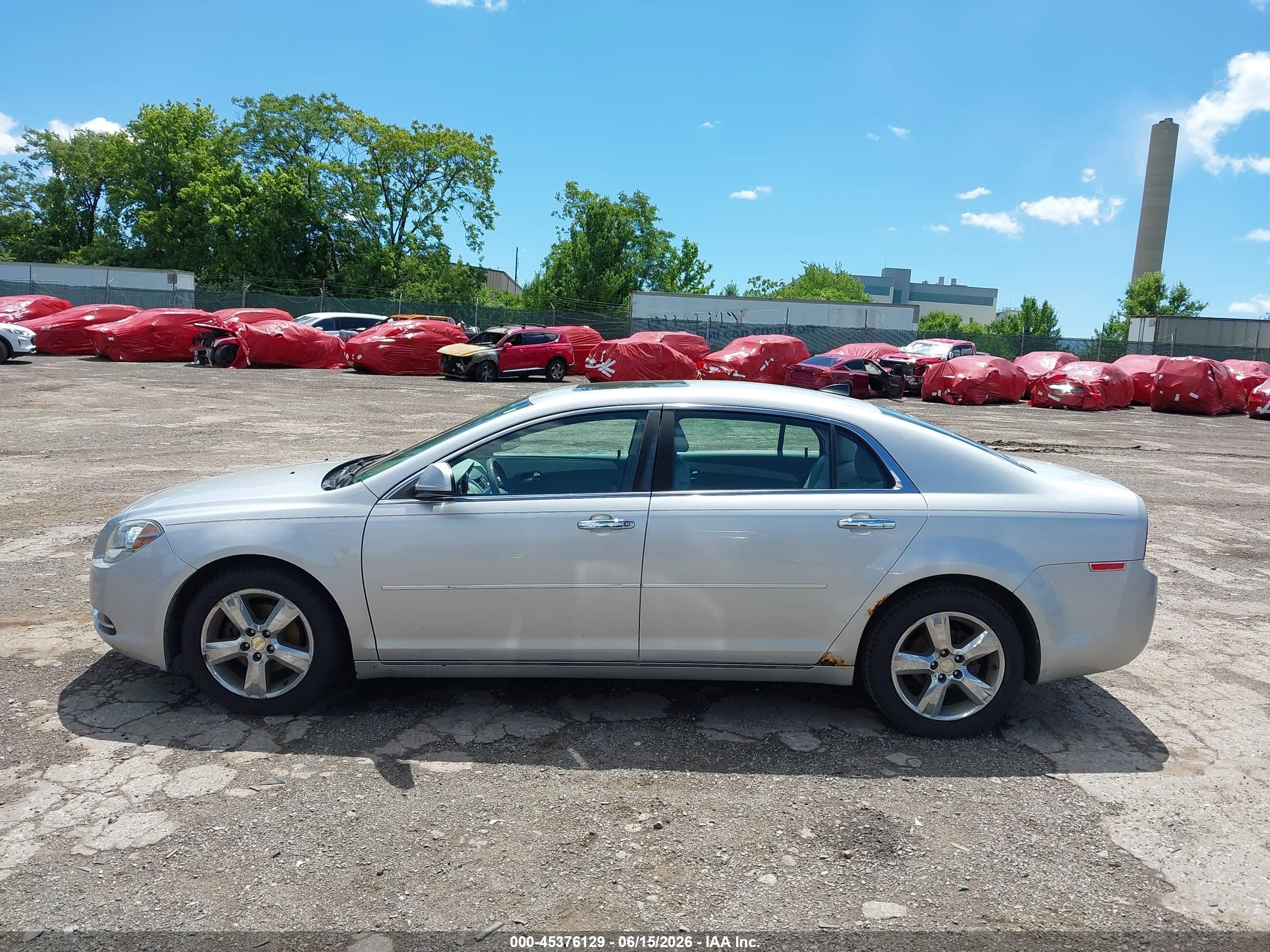 2012 Chevrolet Malibu 2lt Silver vin: 1G1ZD5E00CF101034