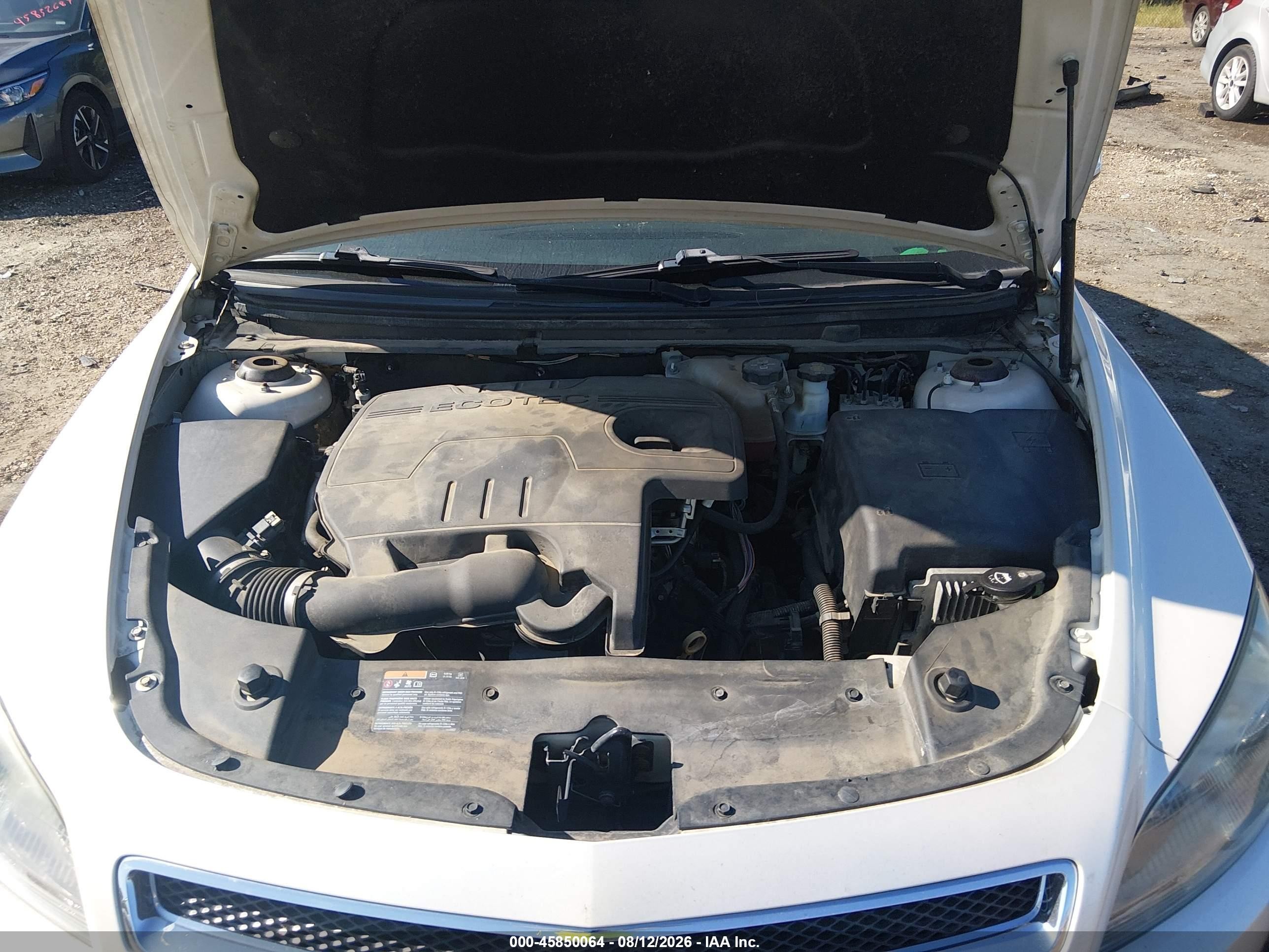 2012 Chevrolet Malibu 2lt Белый vin: 1G1ZD5E00CF205622