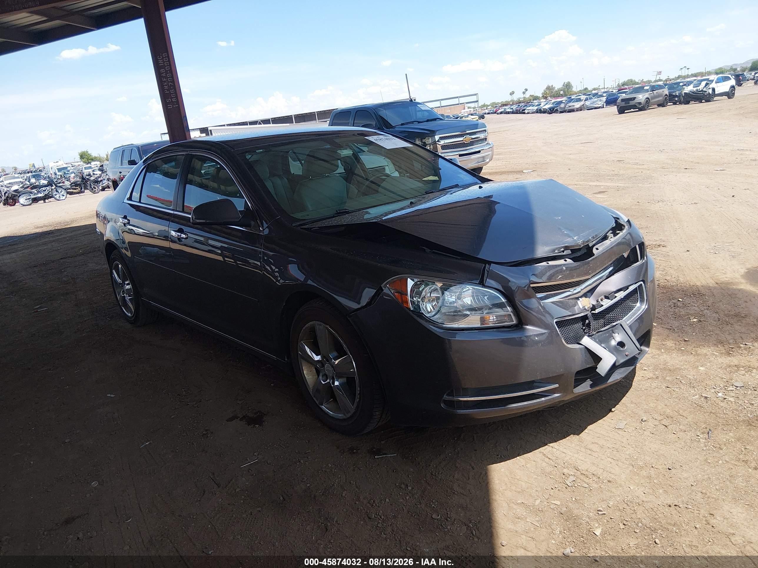 2012 Chevrolet Malibu 2lt Gray vin: 1G1ZD5E00CF340888