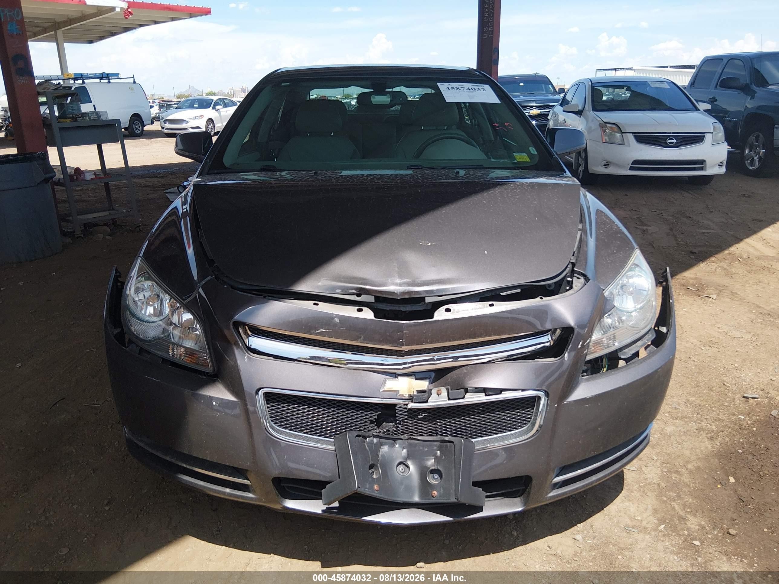 2012 Chevrolet Malibu 2lt Серый vin: 1G1ZD5E00CF340888