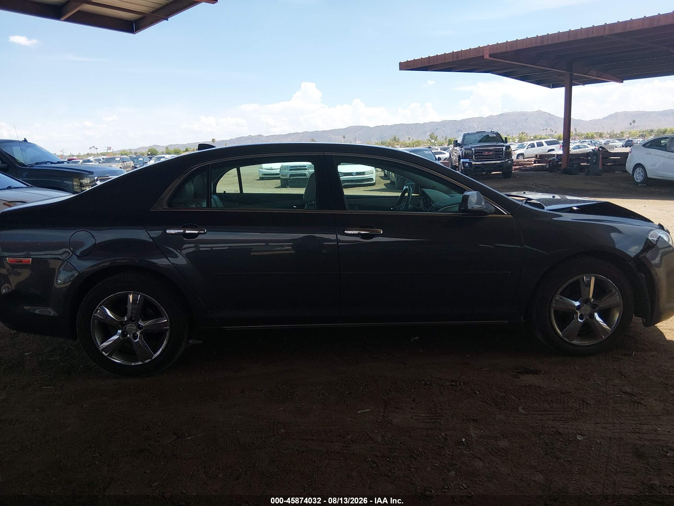 2012 Chevrolet Malibu 2lt Серый vin: 1G1ZD5E00CF340888