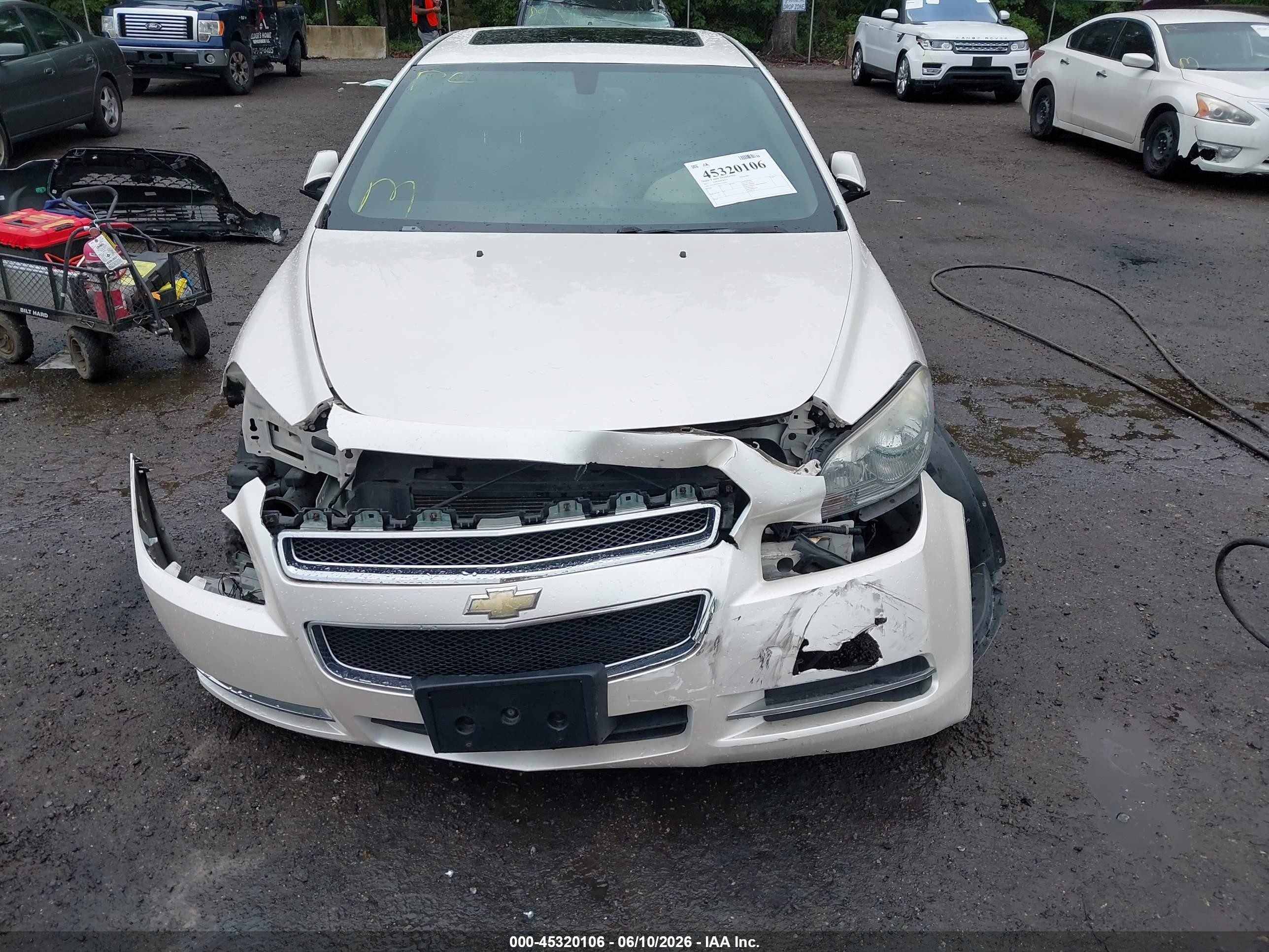 2012 Chevrolet Malibu 2lt White vin: 1G1ZD5E01CF157760