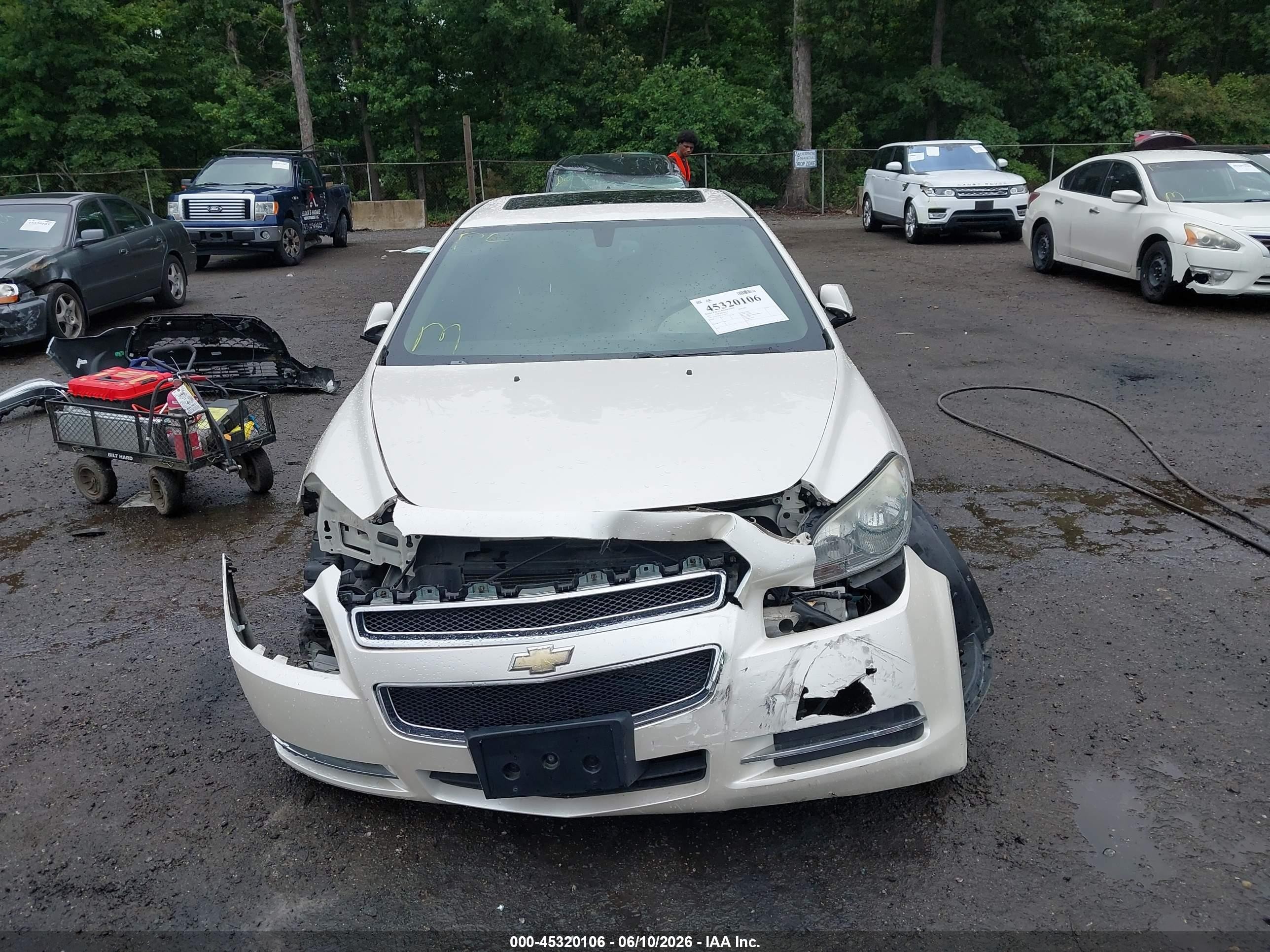 2012 Chevrolet Malibu 2lt White vin: 1G1ZD5E01CF157760