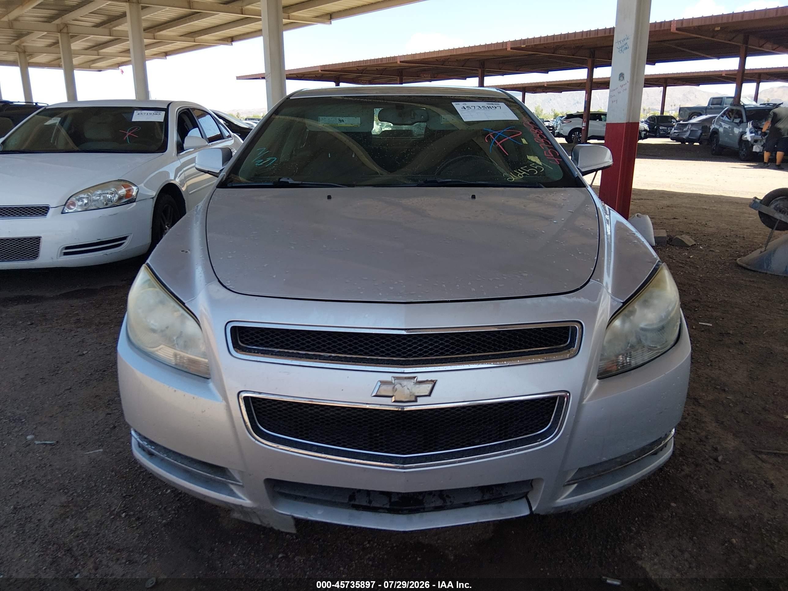2012 Chevrolet Malibu 2lt Gray vin: 1G1ZD5E01CF264551