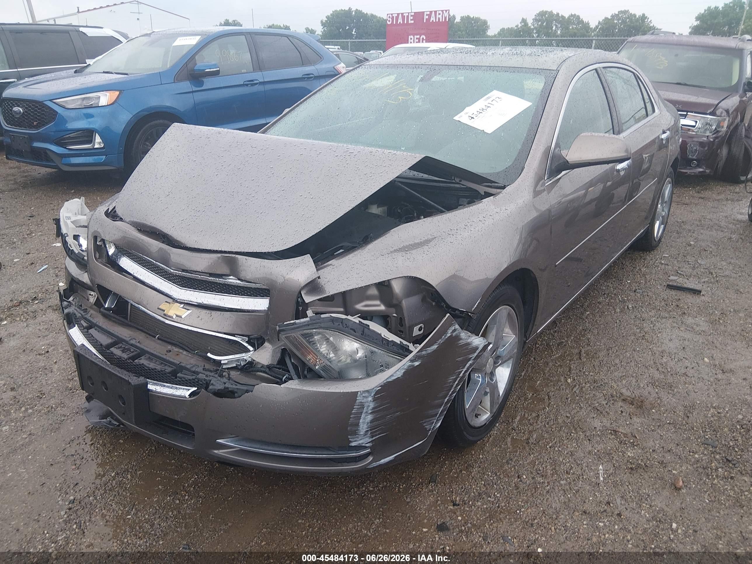 2012 Chevrolet Malibu 2lt Gray vin: 1G1ZD5E01CF304305