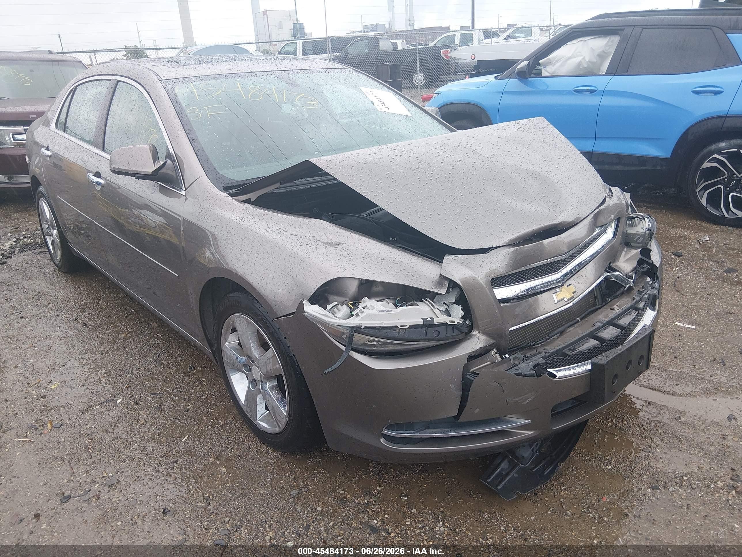 2012 Chevrolet Malibu 2lt Gray vin: 1G1ZD5E01CF304305