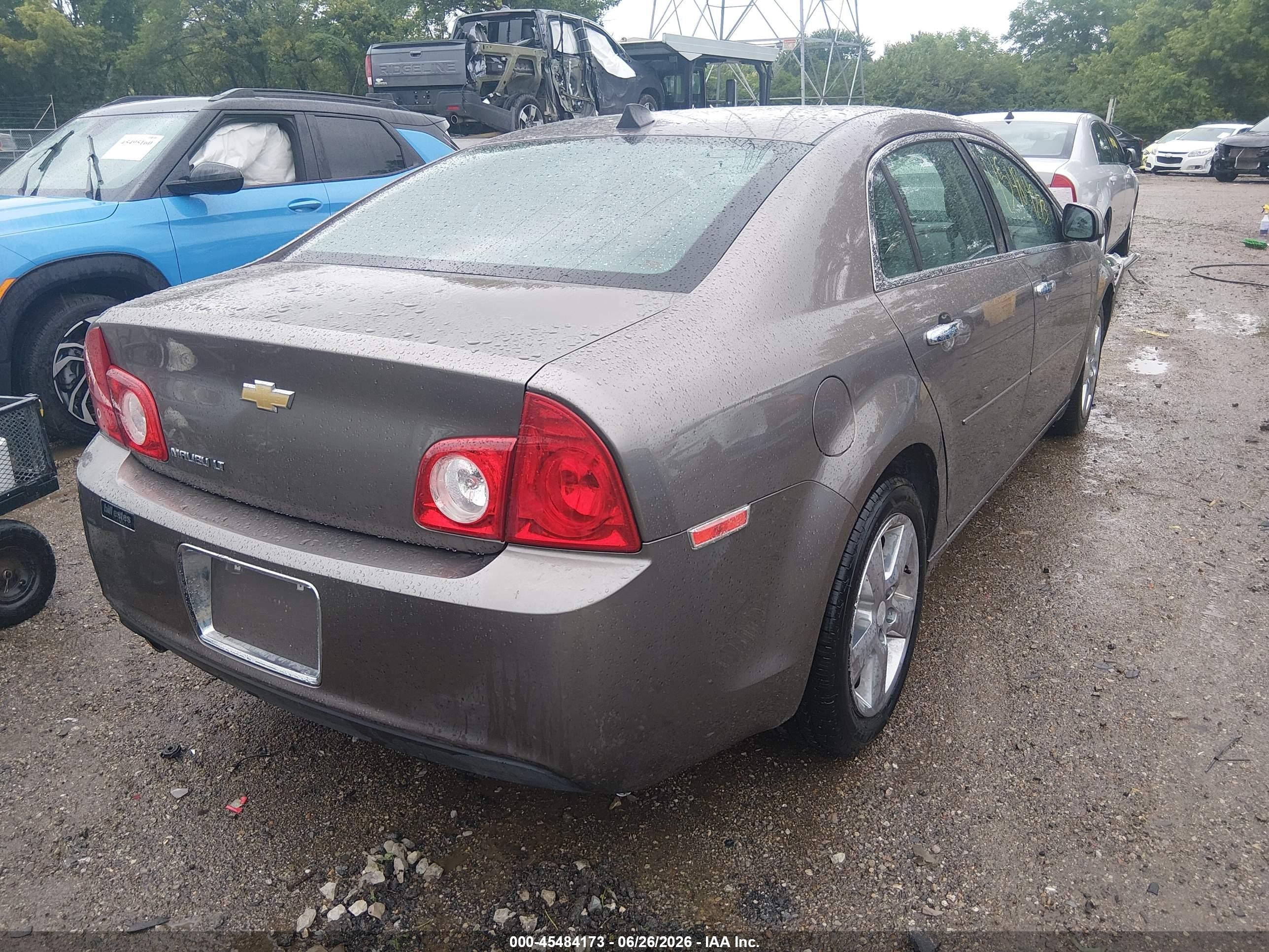2012 Chevrolet Malibu 2lt Gray vin: 1G1ZD5E01CF304305