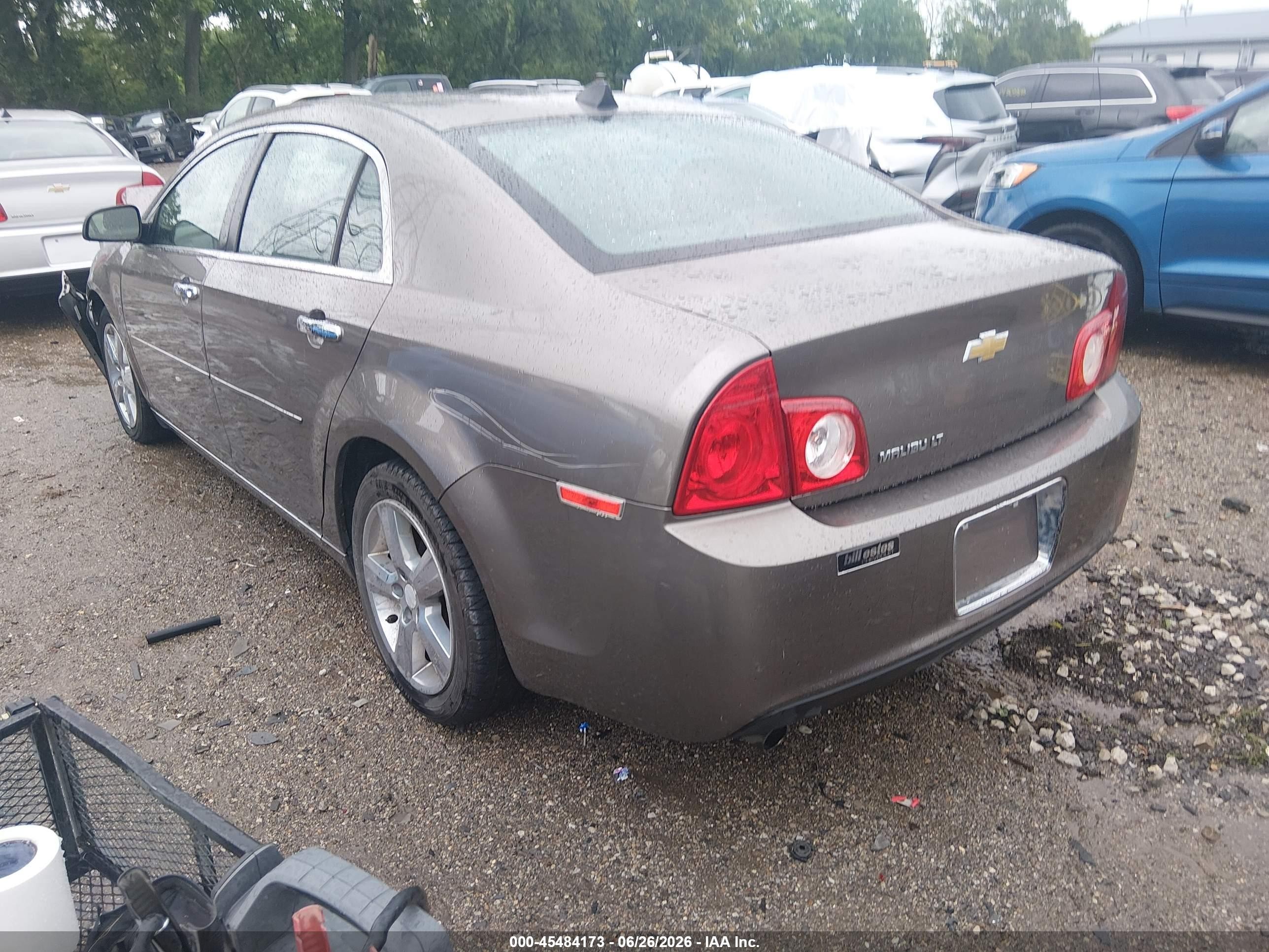2012 Chevrolet Malibu 2lt Gray vin: 1G1ZD5E01CF304305