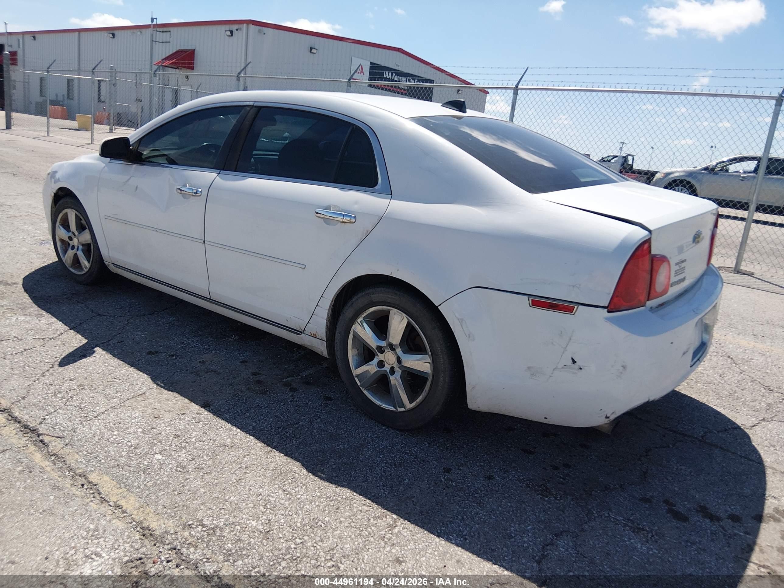 2012 Chevrolet Malibu 2lt White vin: 1G1ZD5E01CF333058