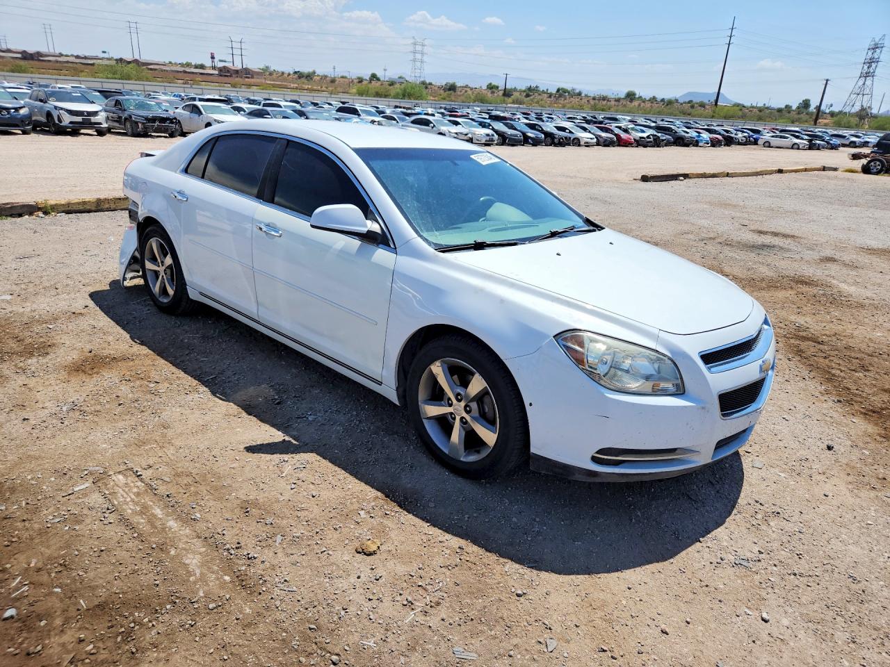 2012 Chevrolet Malibu 2lt White vin: 1G1ZD5E01CF385404