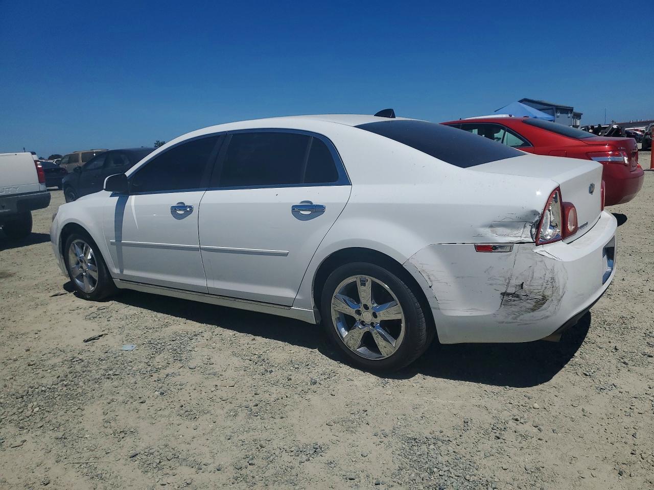 2012 Chevrolet Malibu 2lt White vin: 1G1ZD5E02CF256085