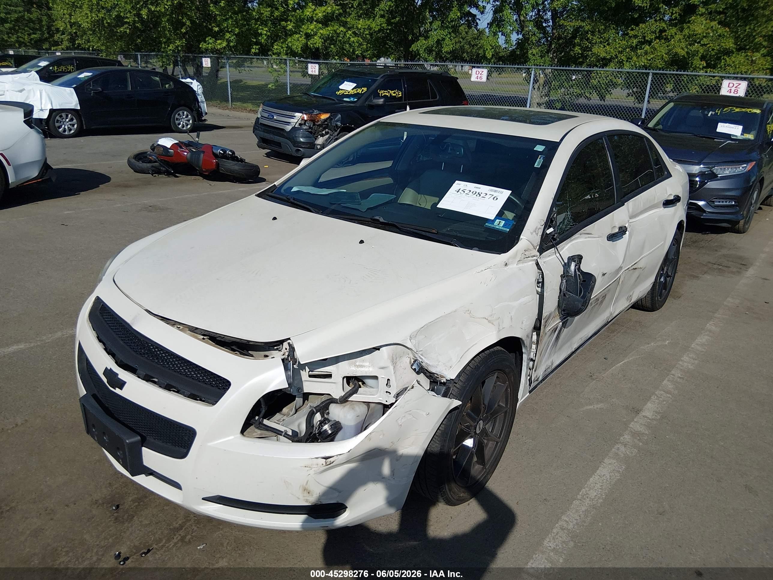 2012 Chevrolet Malibu 2lt White vin: 1G1ZD5E03CF243331