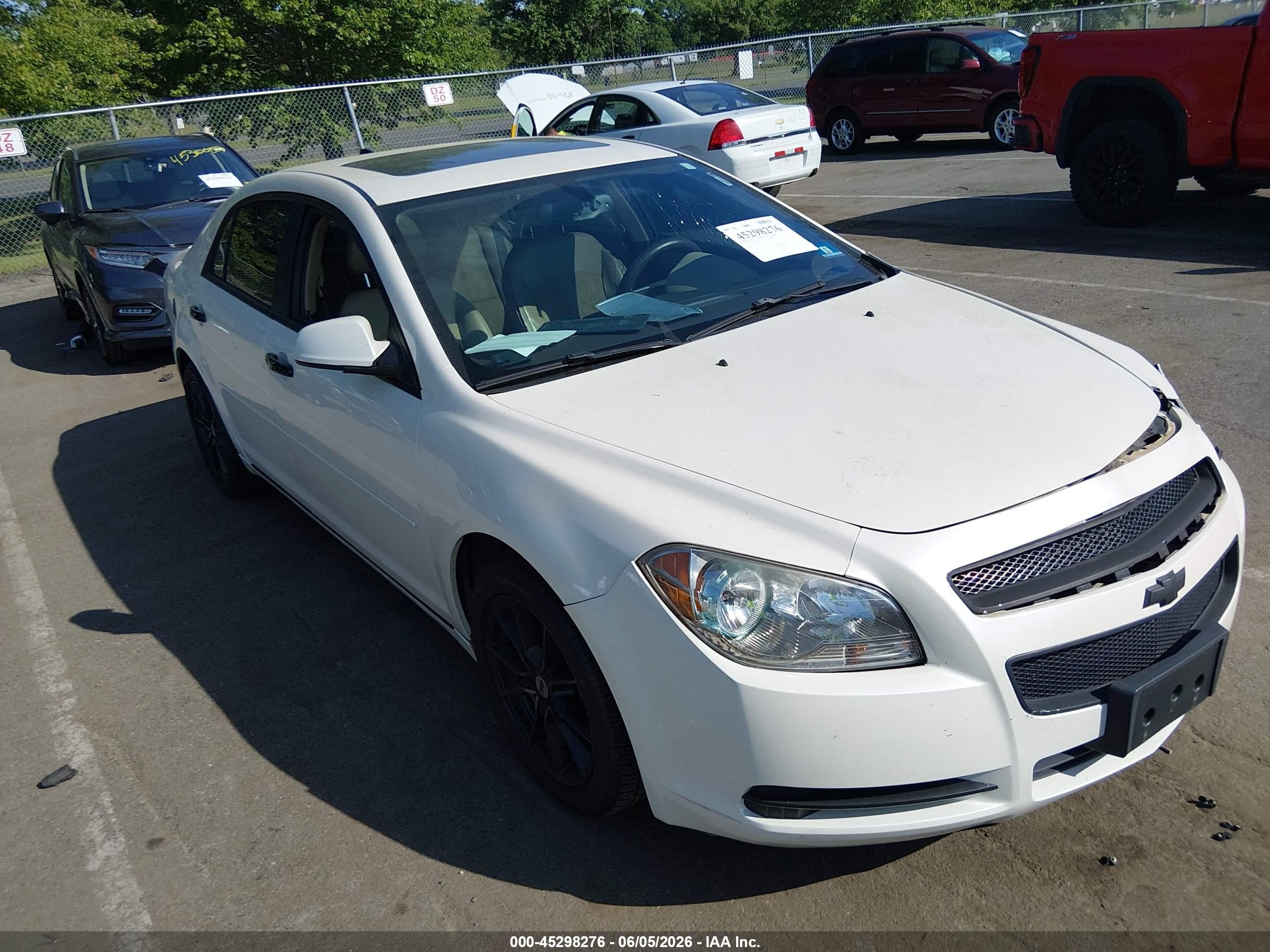 2012 Chevrolet Malibu 2lt White vin: 1G1ZD5E03CF243331