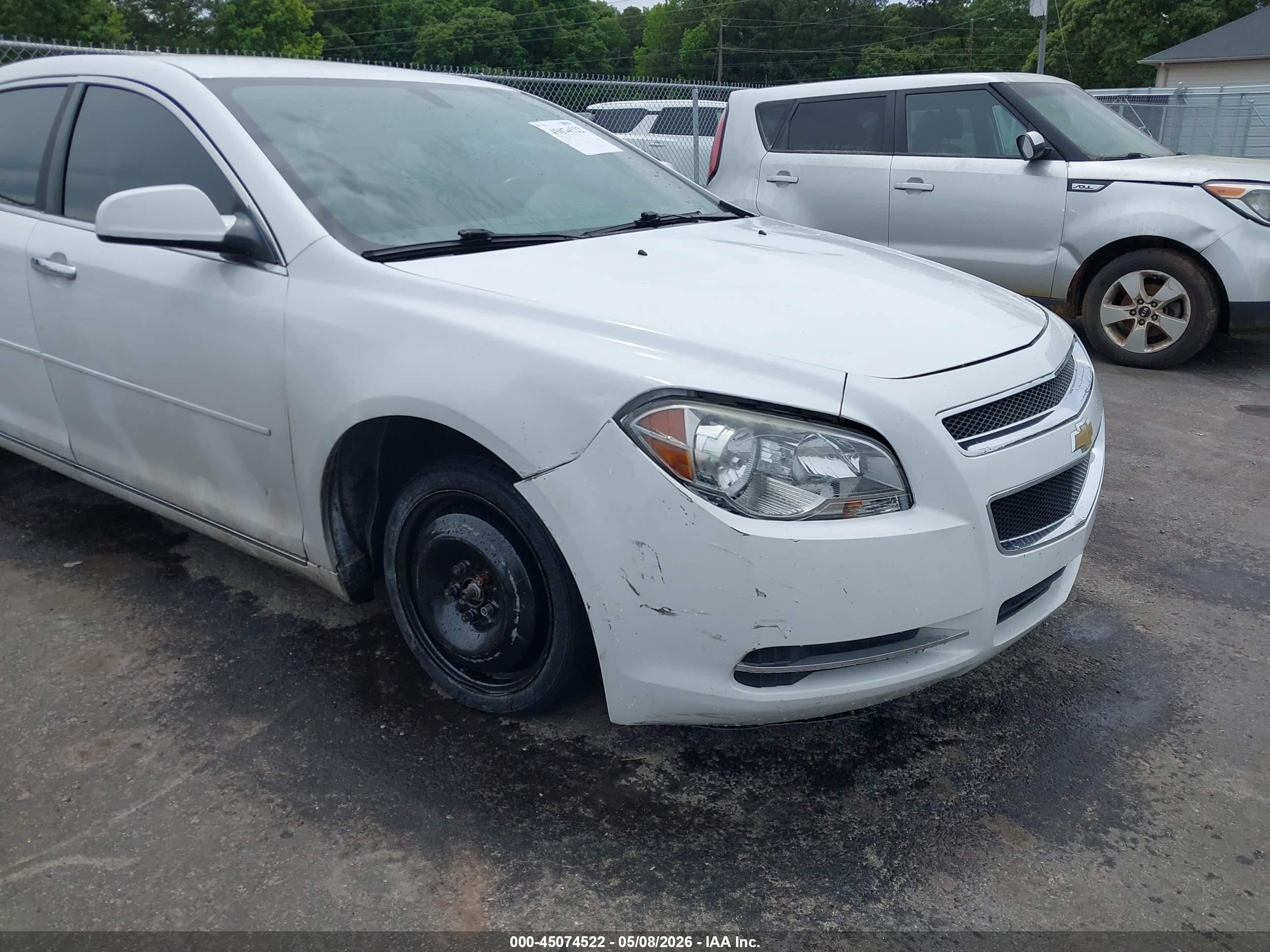 2012 Chevrolet Malibu 2lt White vin: 1G1ZD5E03CF396842