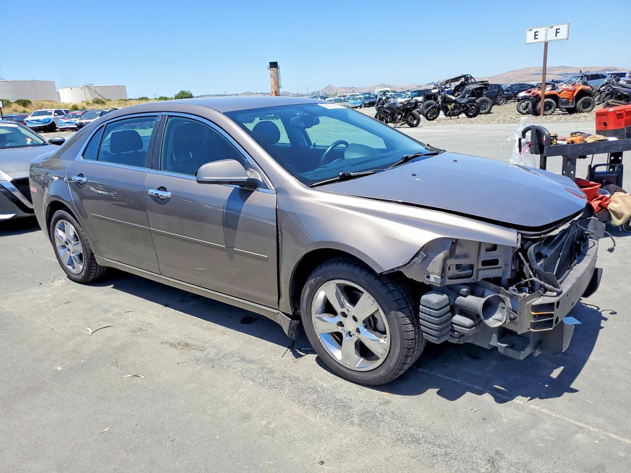 2012 Chevrolet Malibu 2lt Brown vin: 1G1ZD5E04CF358634