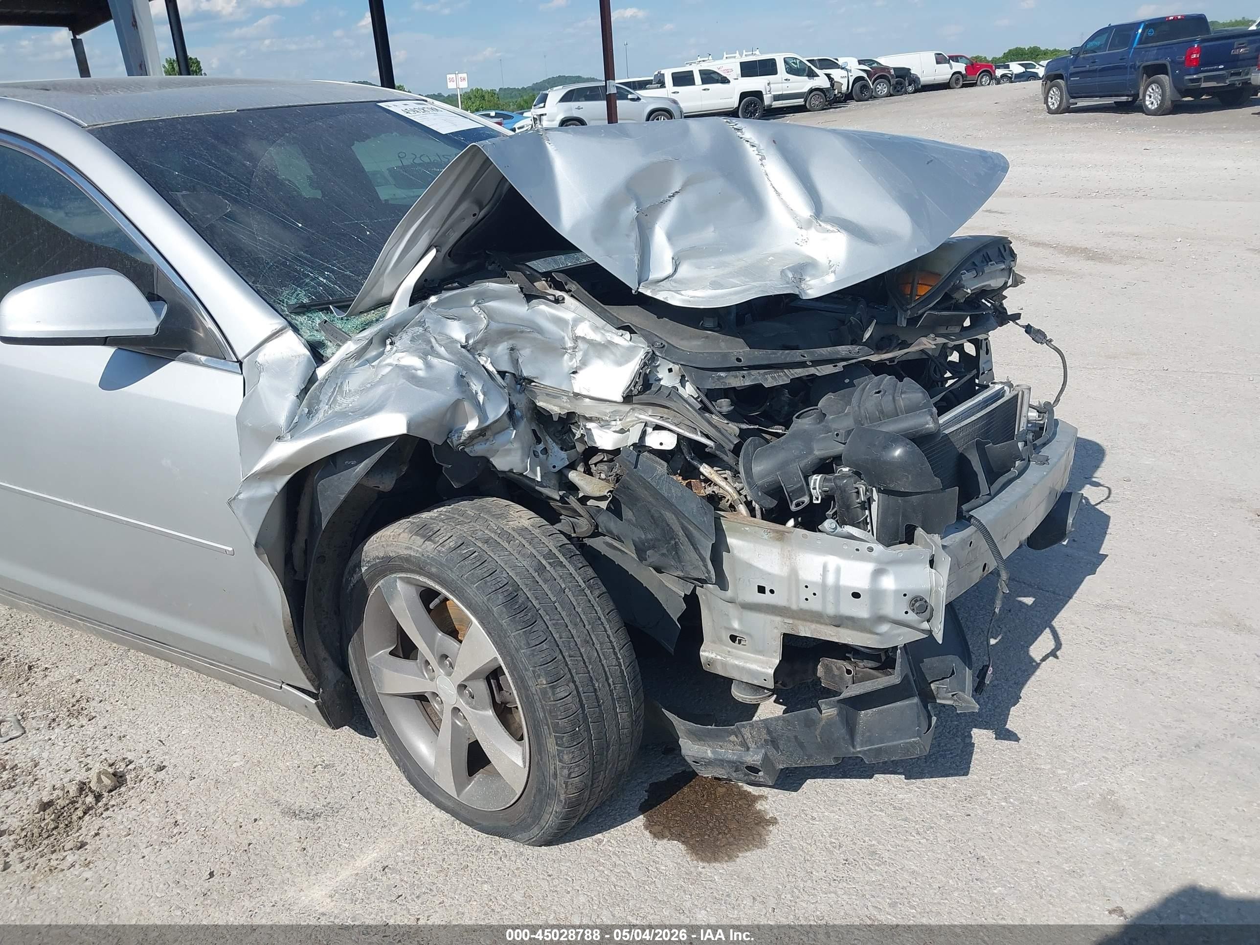 2012 Chevrolet Malibu 2lt Silver vin: 1G1ZD5E04CF378673