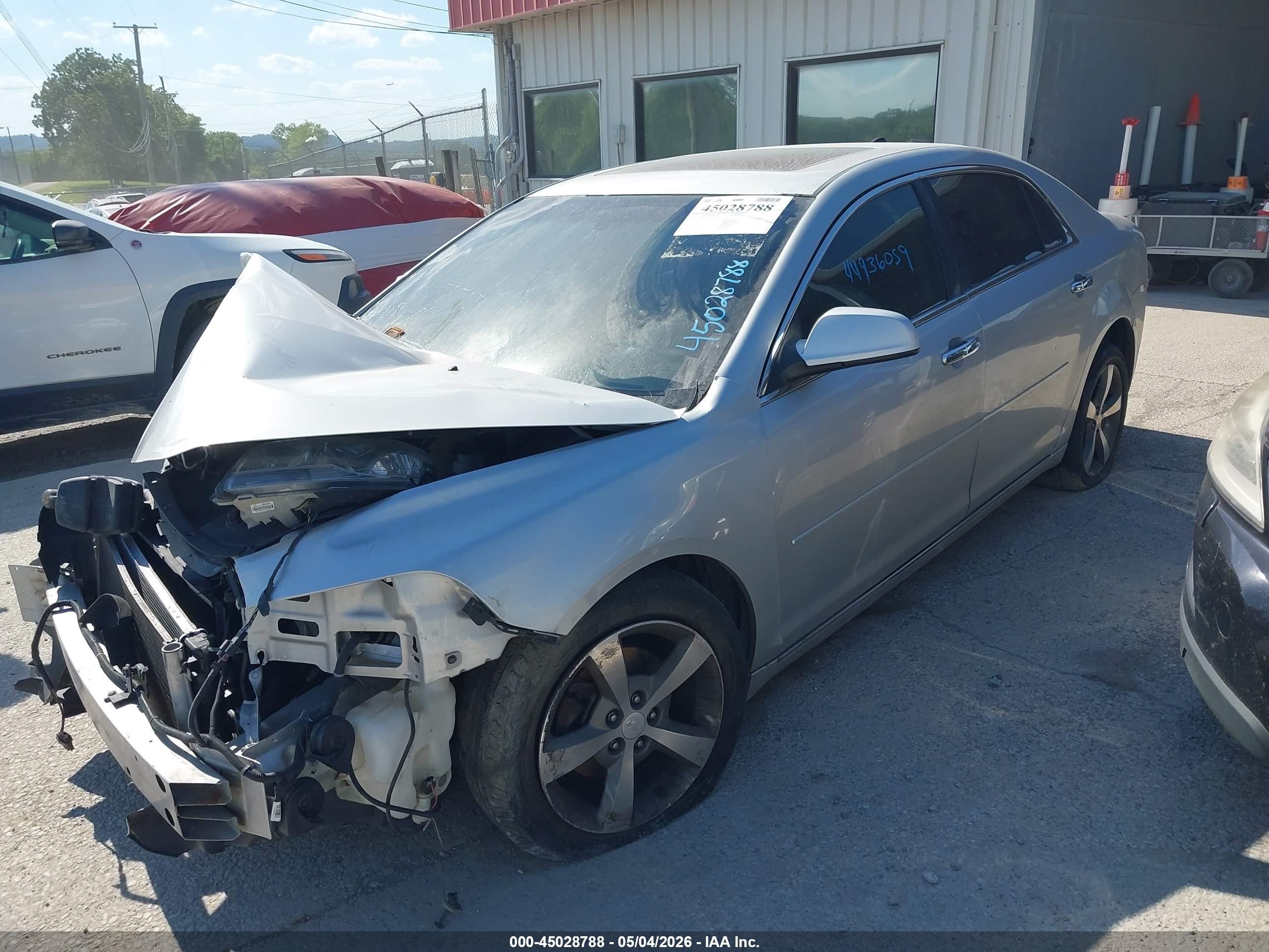 2012 Chevrolet Malibu 2lt Silver vin: 1G1ZD5E04CF378673