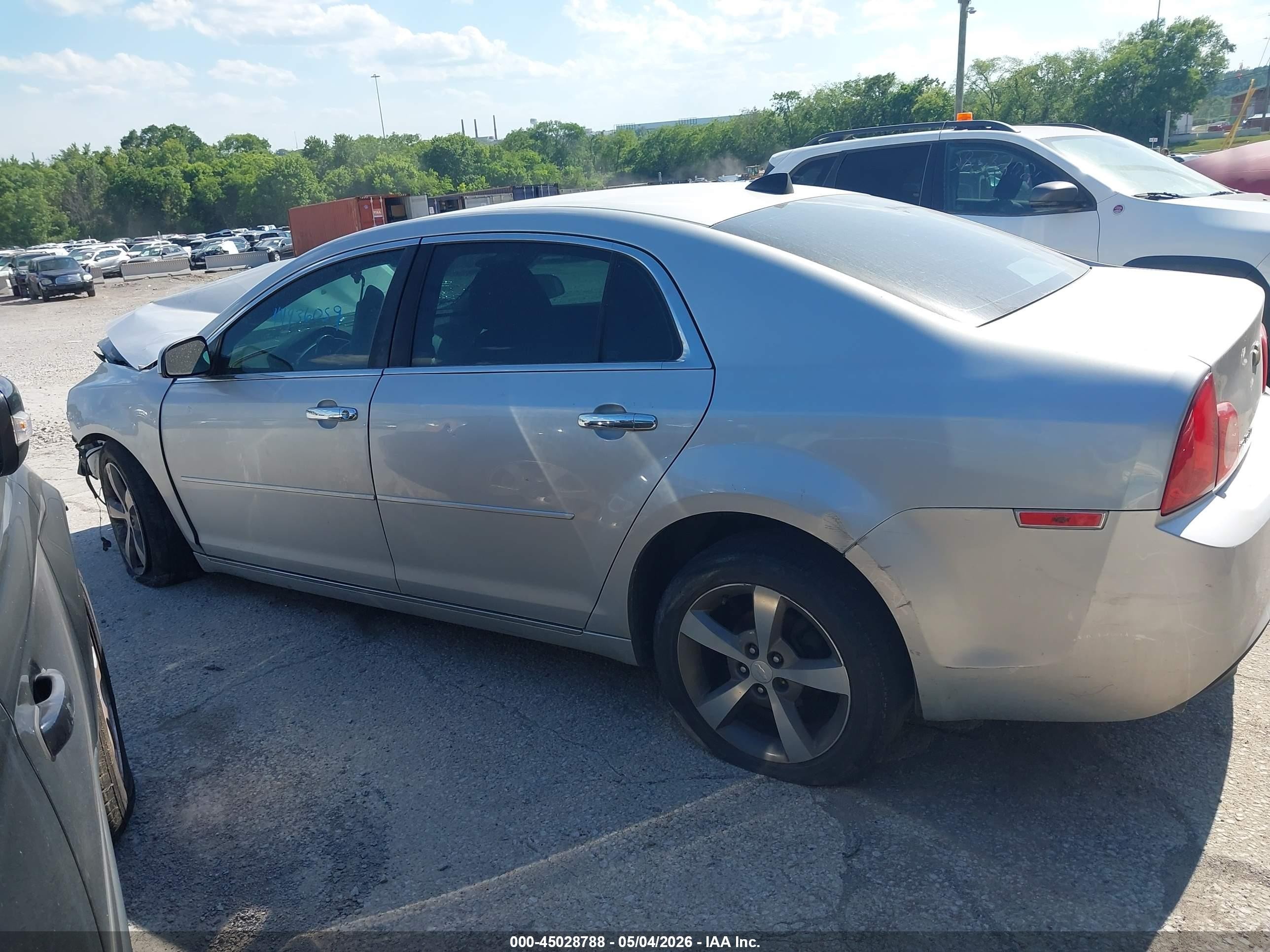 2012 Chevrolet Malibu 2lt Silver vin: 1G1ZD5E04CF378673