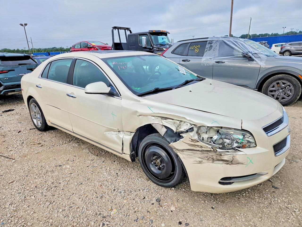 2012 Chevrolet Malibu 2lt White vin: 1G1ZD5E05CF196822
