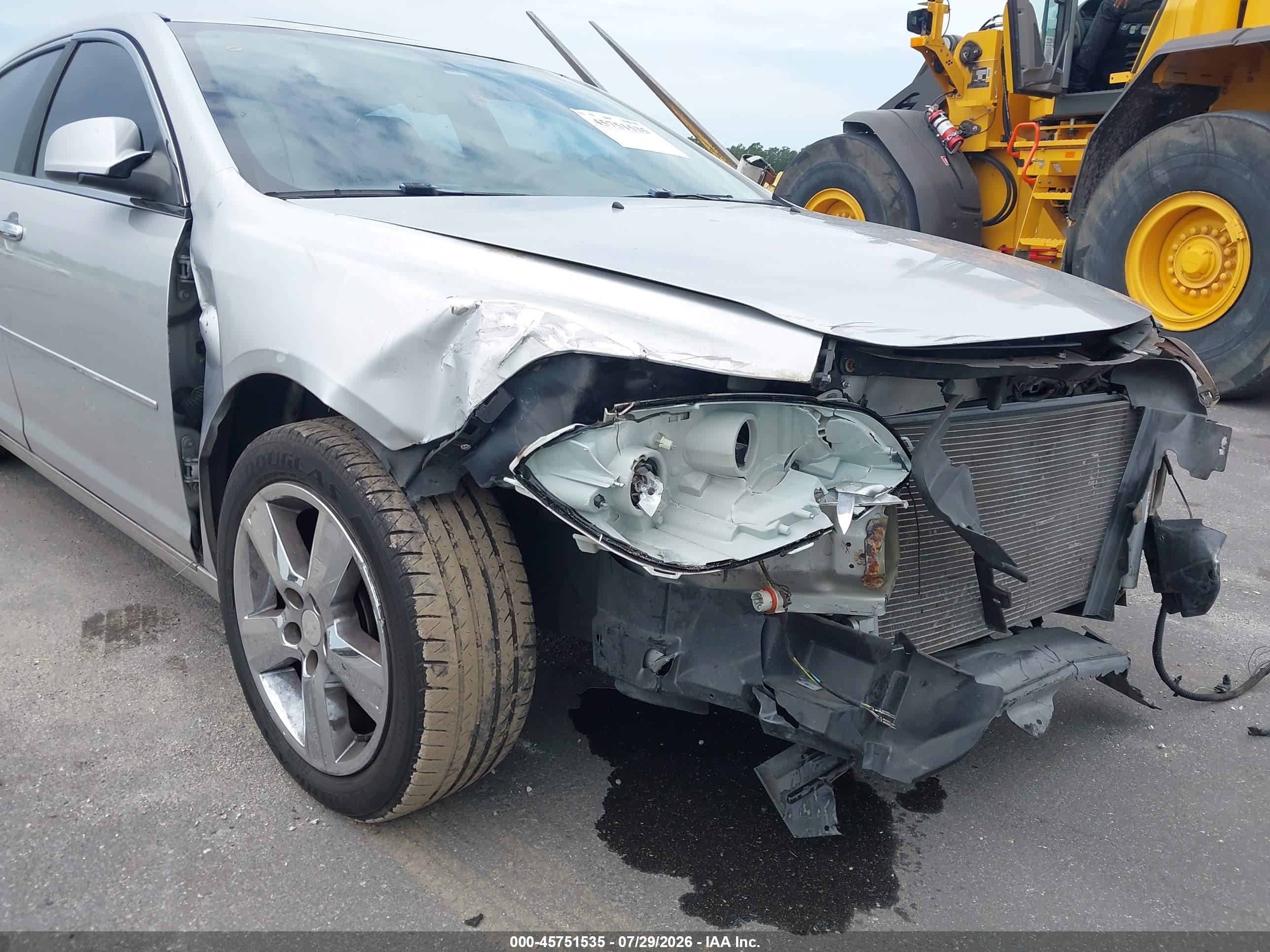 2012 Chevrolet Malibu 2lt Серебряный vin: 1G1ZD5E06CF354617