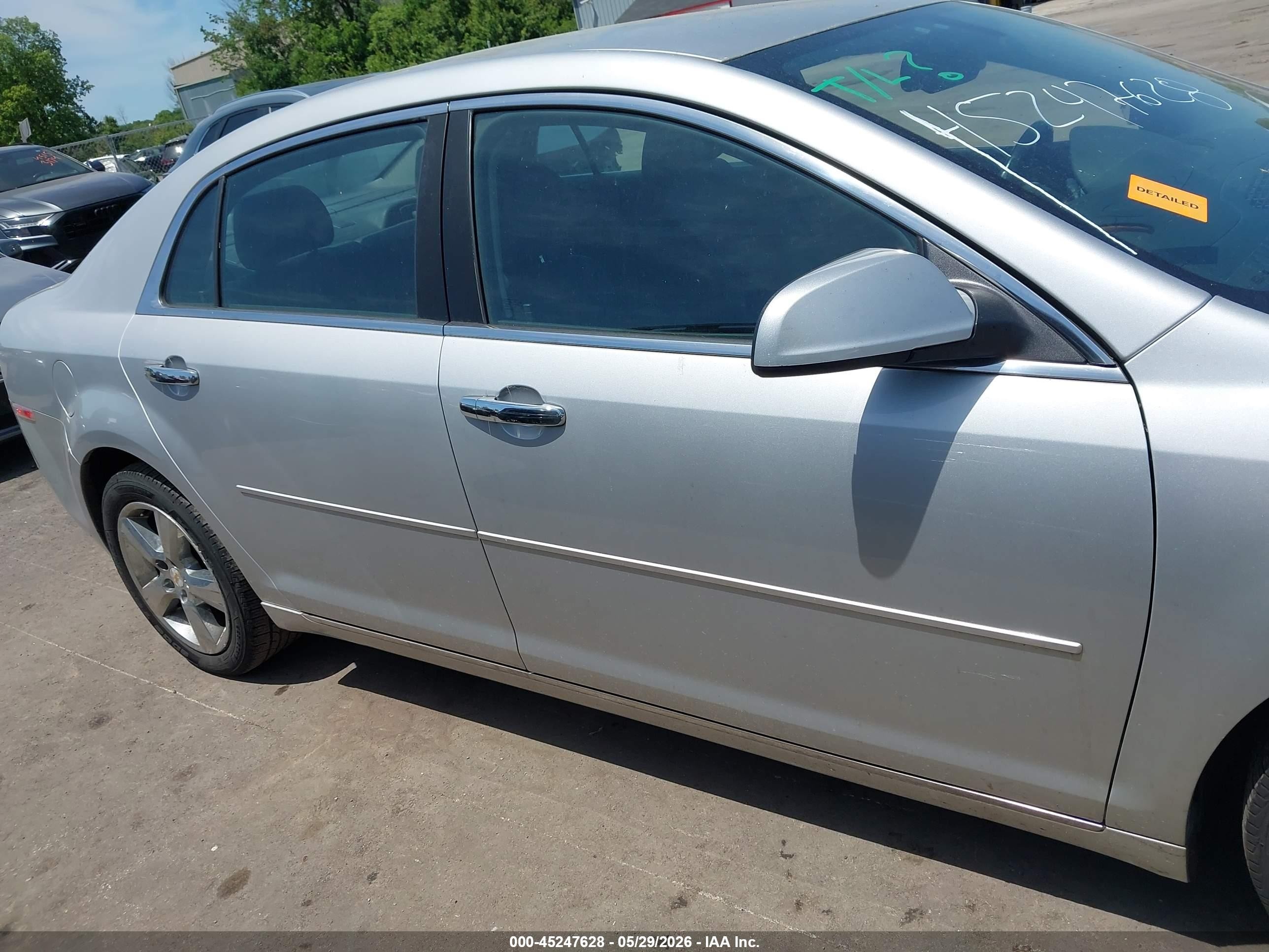 2012 Chevrolet Malibu 2lt Silver vin: 1G1ZD5E07CF151686