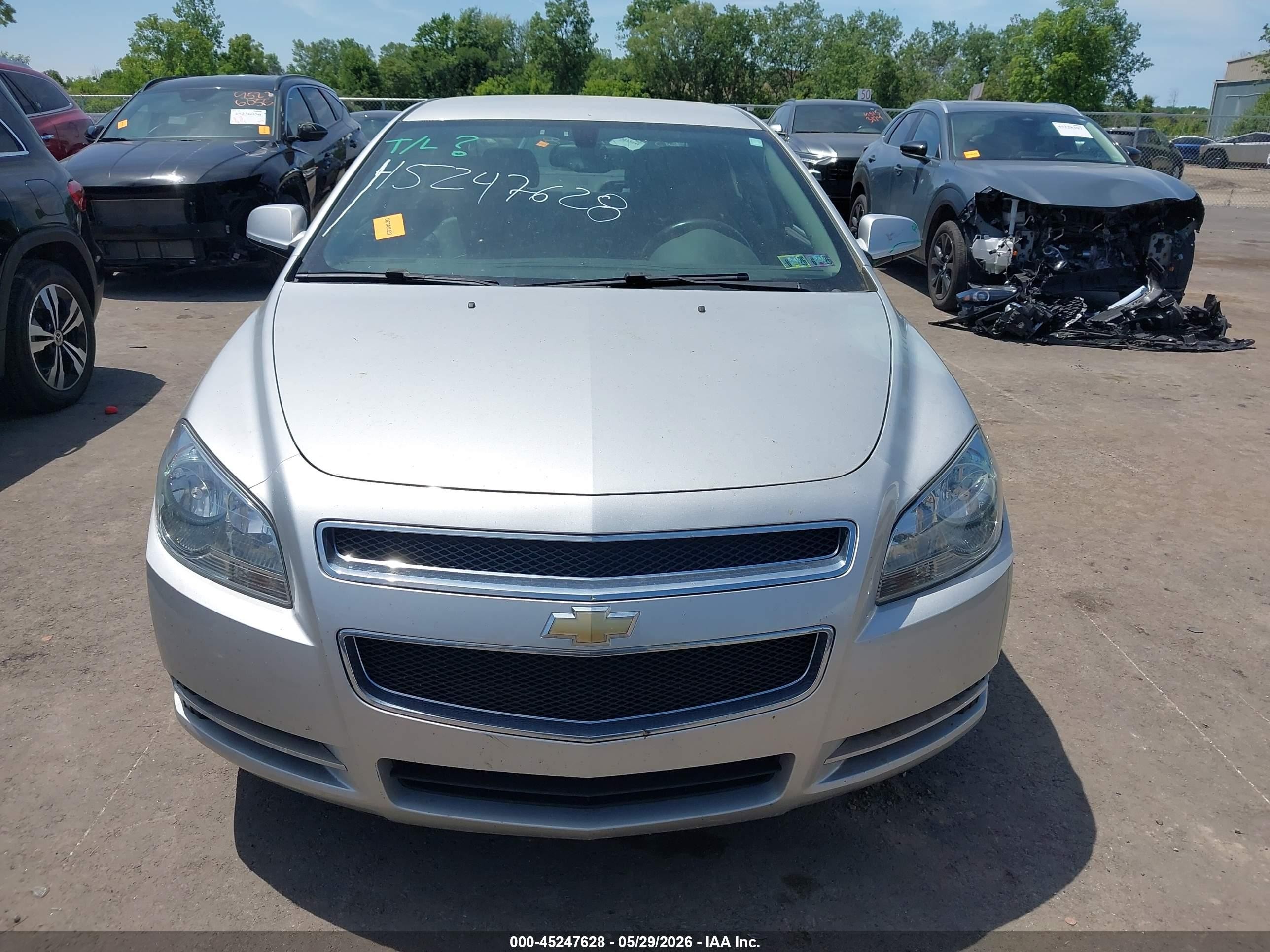 2012 Chevrolet Malibu 2lt Silver vin: 1G1ZD5E07CF151686