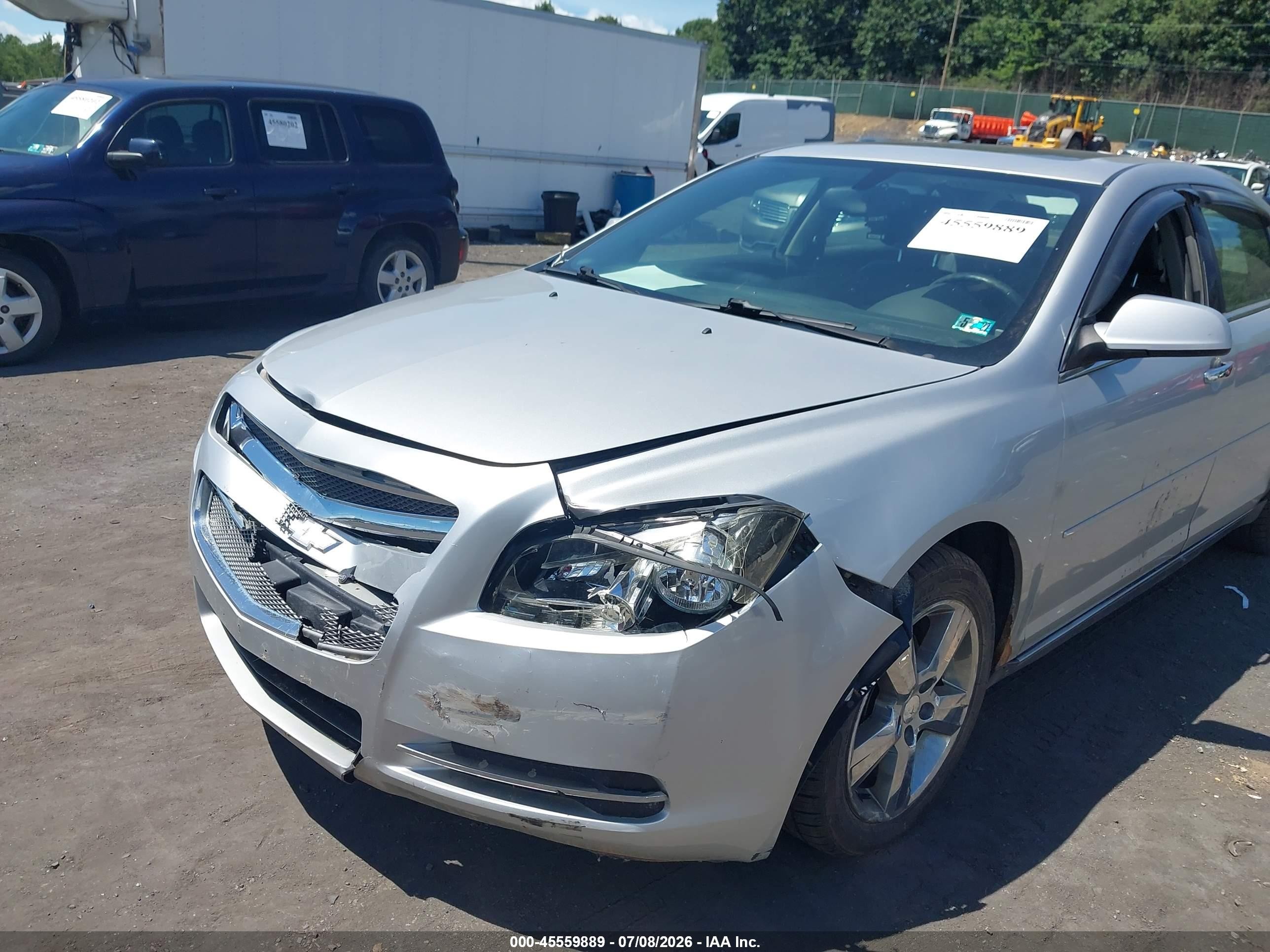 2012 Chevrolet Malibu 2lt Silver vin: 1G1ZD5E08CF207103