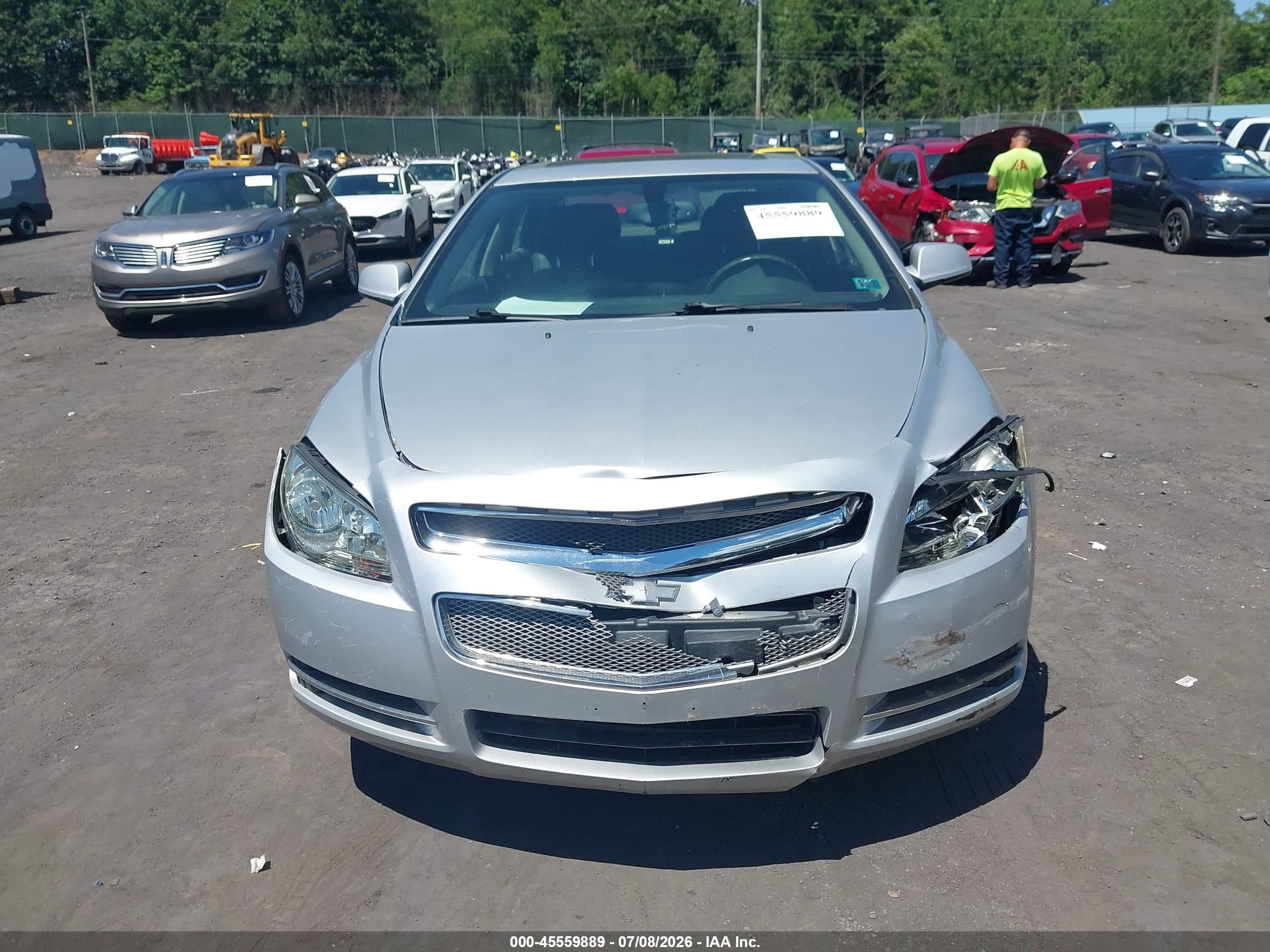 2012 Chevrolet Malibu 2lt Silver vin: 1G1ZD5E08CF207103