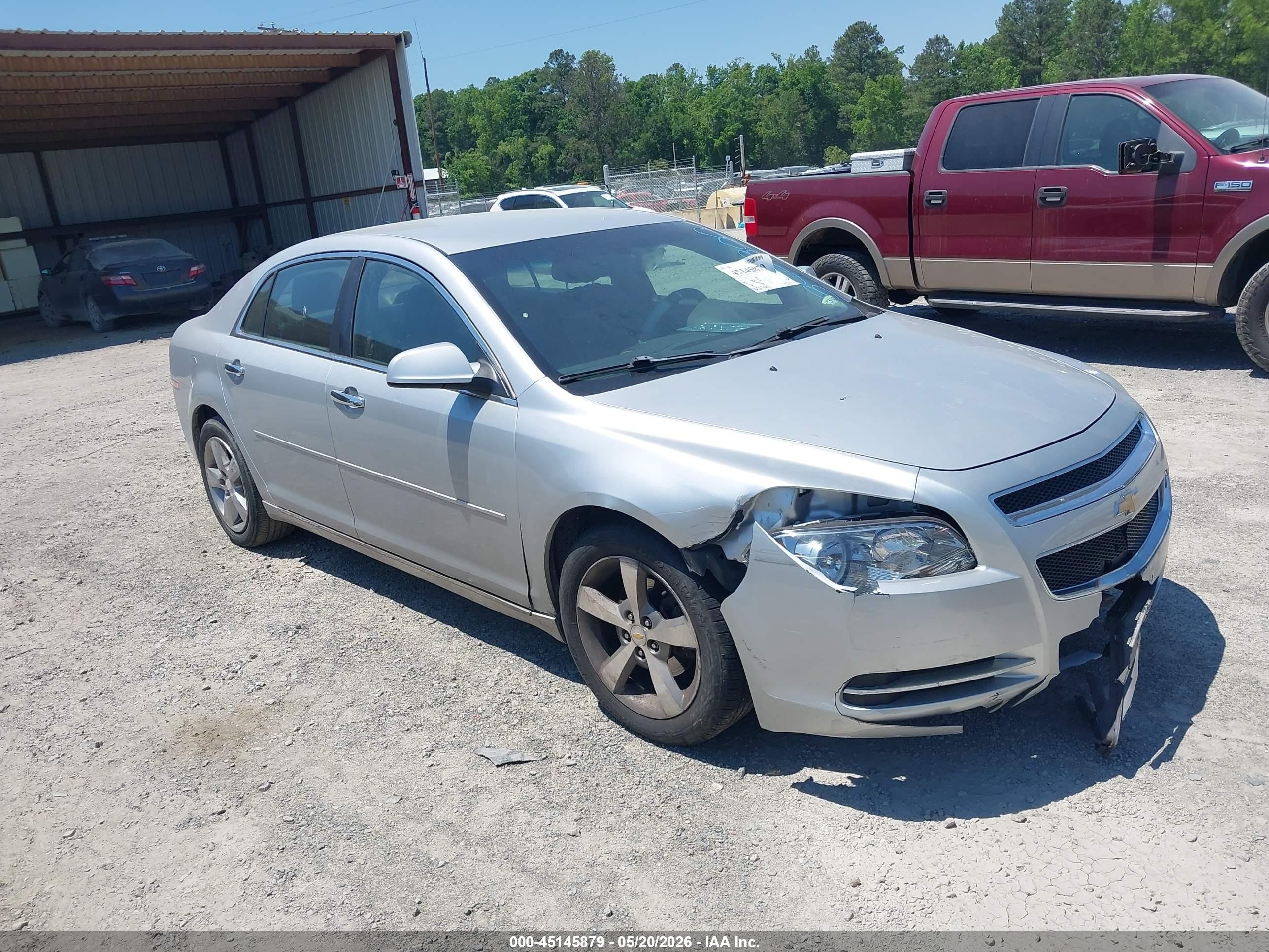 2012 Chevrolet Malibu 2lt Silver vin: 1G1ZD5E08CF343800