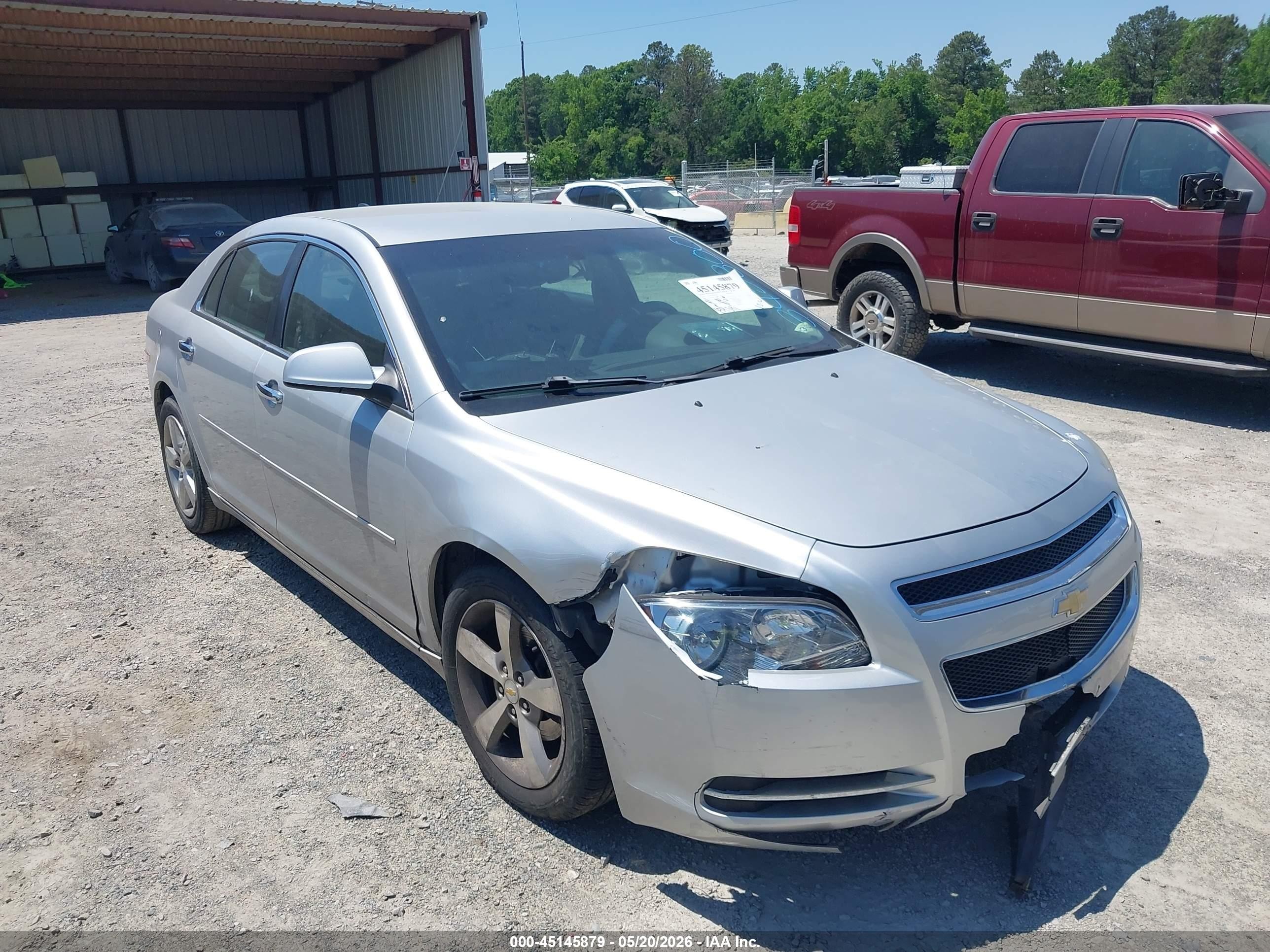 2012 Chevrolet Malibu 2lt Silver vin: 1G1ZD5E08CF343800