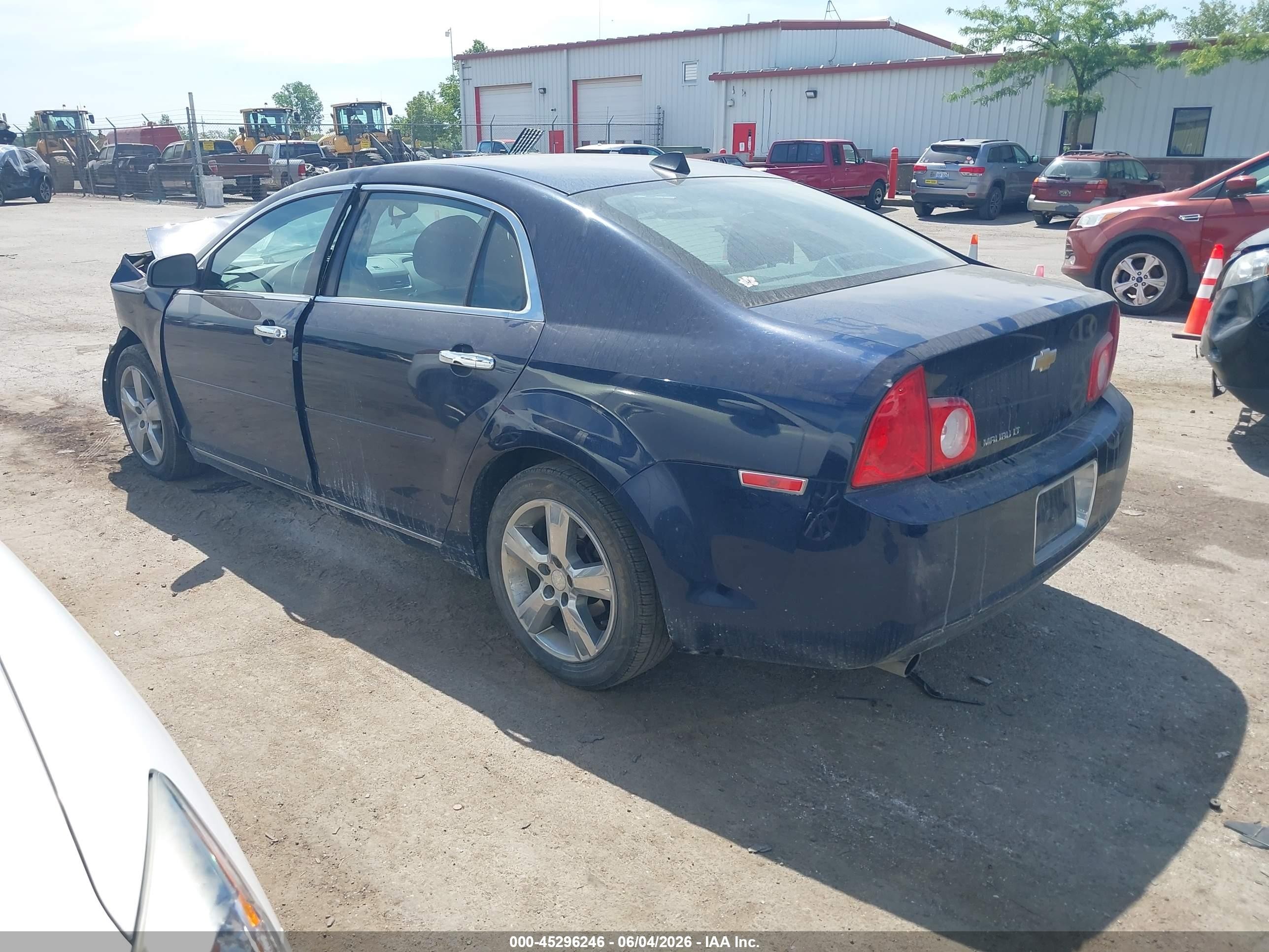 2012 Chevrolet Malibu 2lt Blue vin: 1G1ZD5E08CF345448