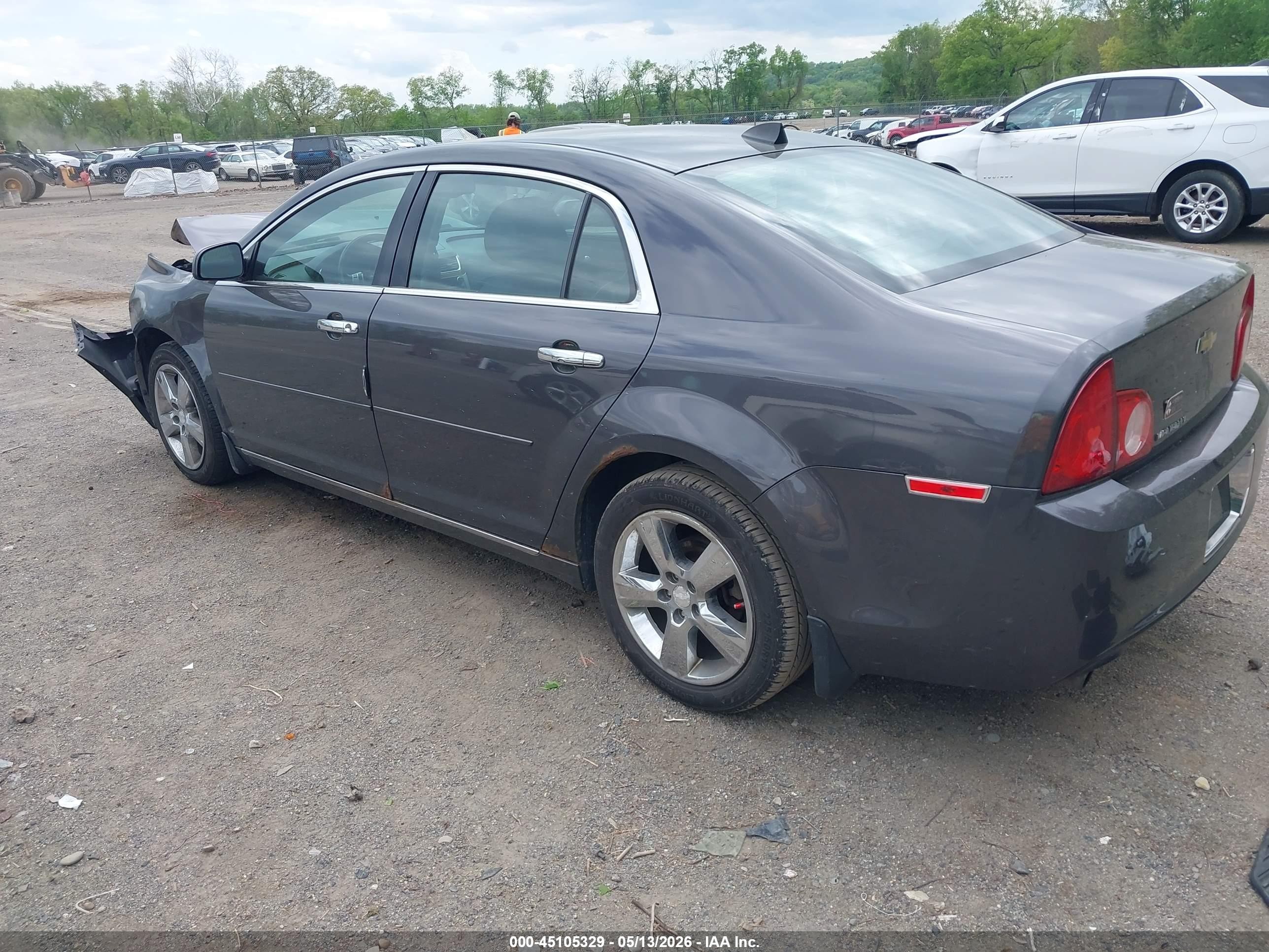 2012 Chevrolet Malibu 2lt Black vin: 1G1ZD5E09CF247741
