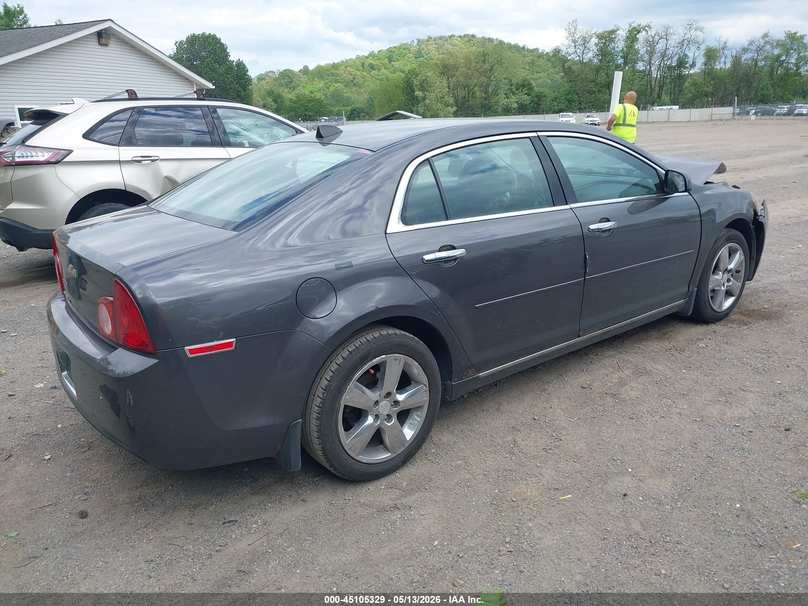 2012 Chevrolet Malibu 2lt Black vin: 1G1ZD5E09CF247741