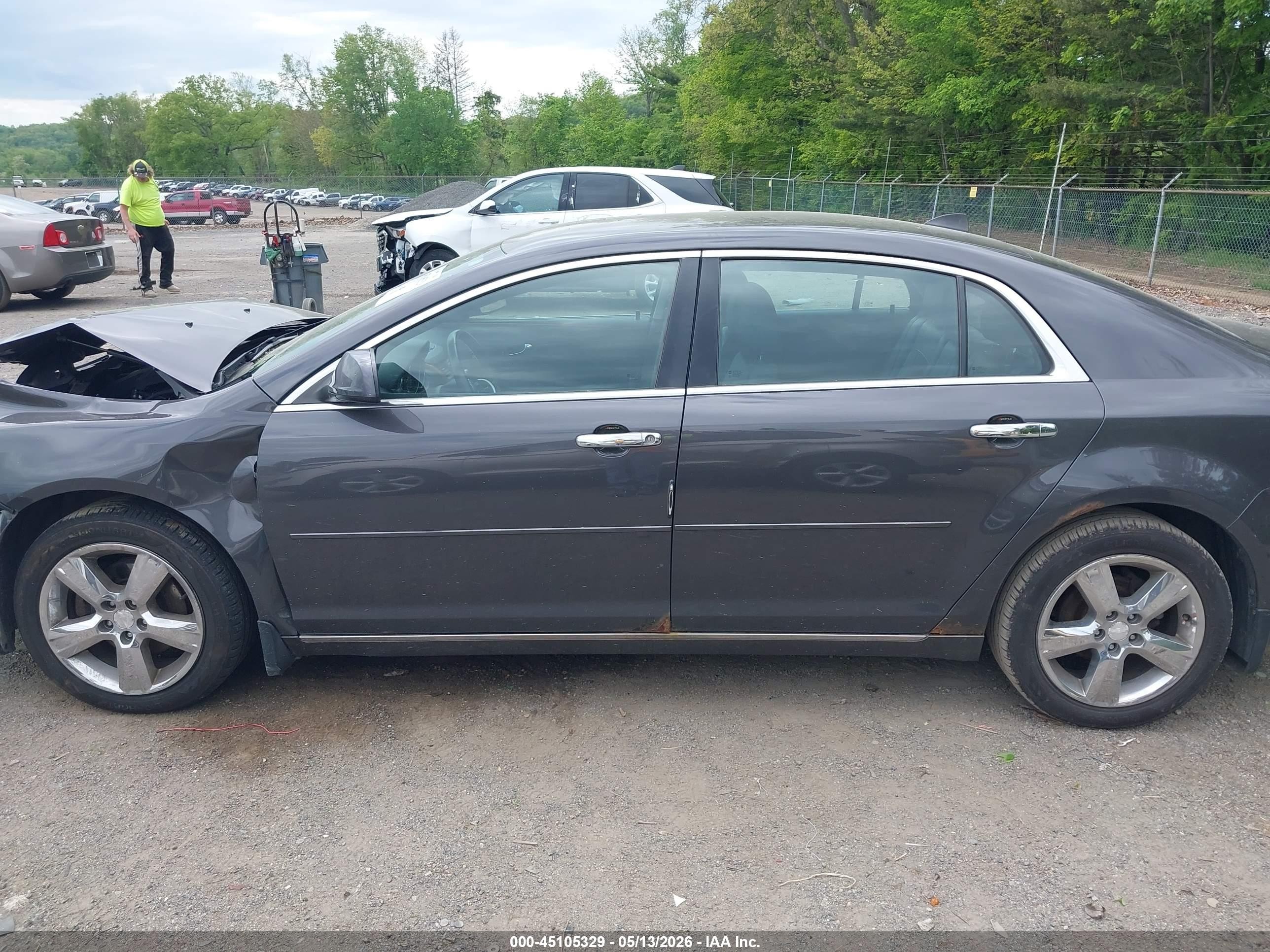 2012 Chevrolet Malibu 2lt Black vin: 1G1ZD5E09CF247741