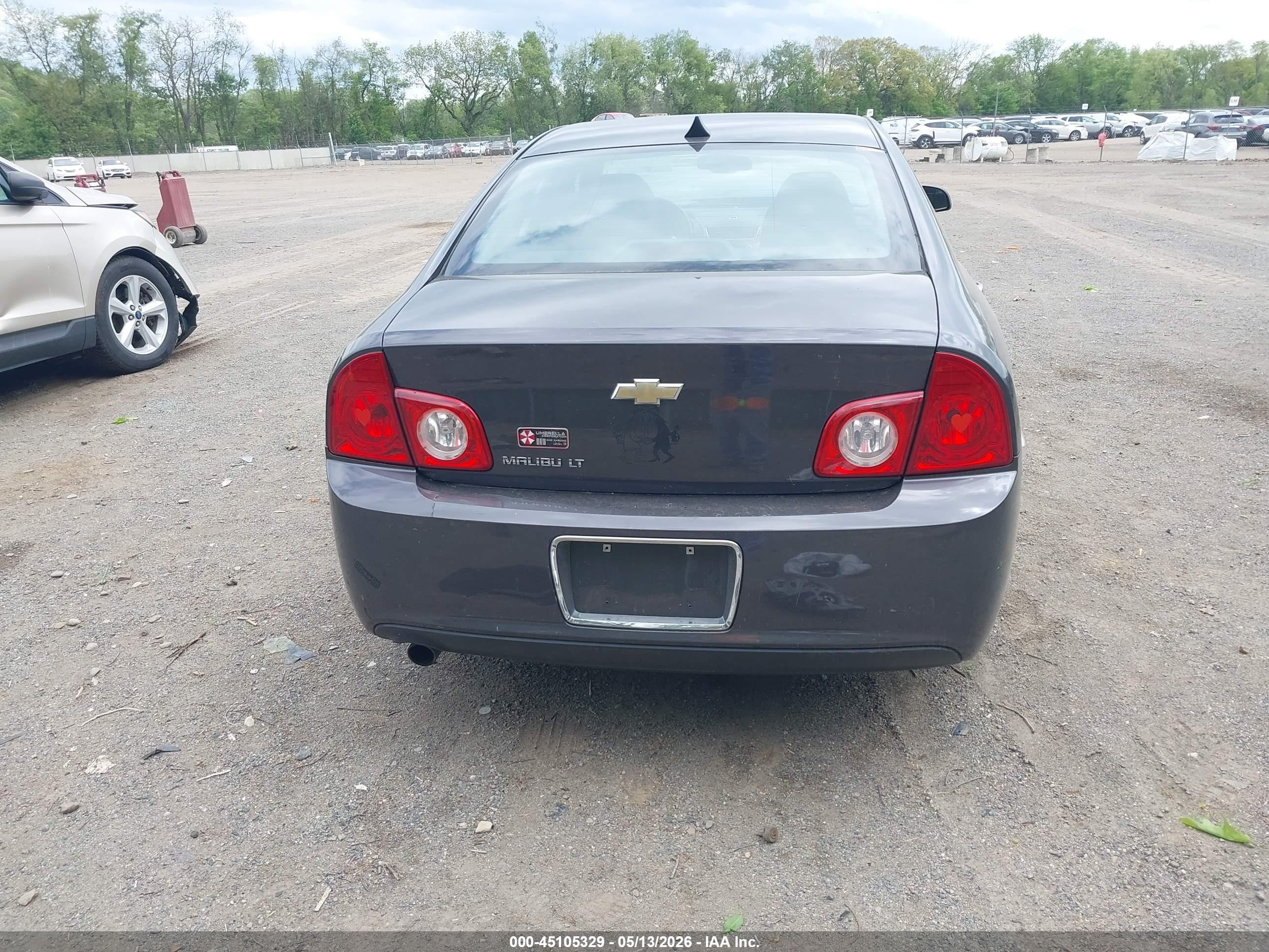 2012 Chevrolet Malibu 2lt Black vin: 1G1ZD5E09CF247741