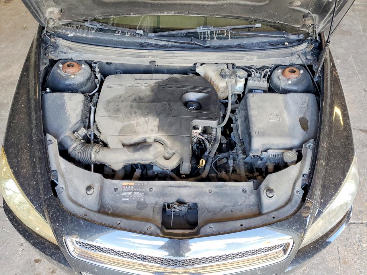 2012 Chev Malibu Черный vin: 1G1ZD5E0XCF114356
