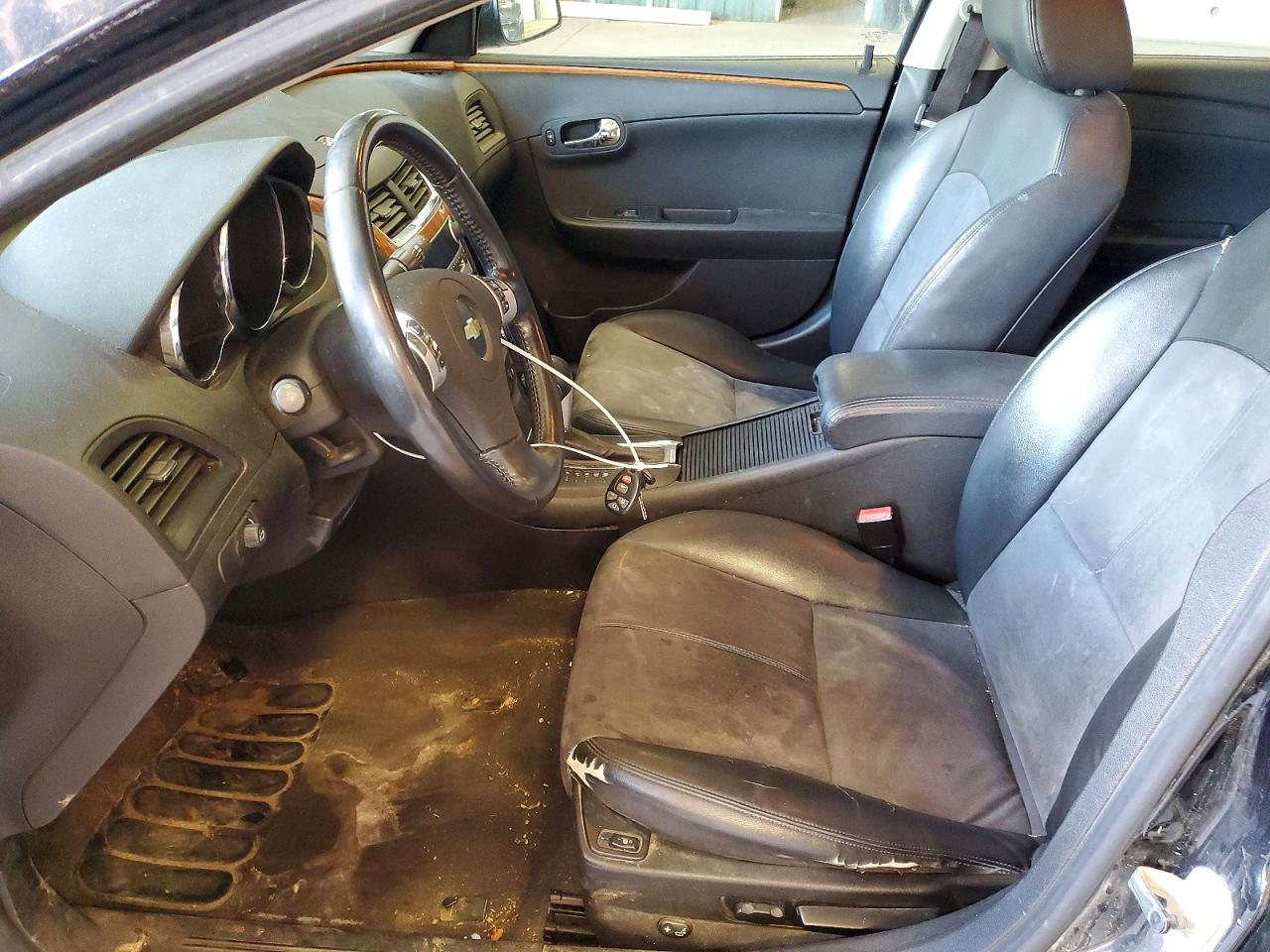 2012 Chev Malibu Черный vin: 1G1ZD5E0XCF114356