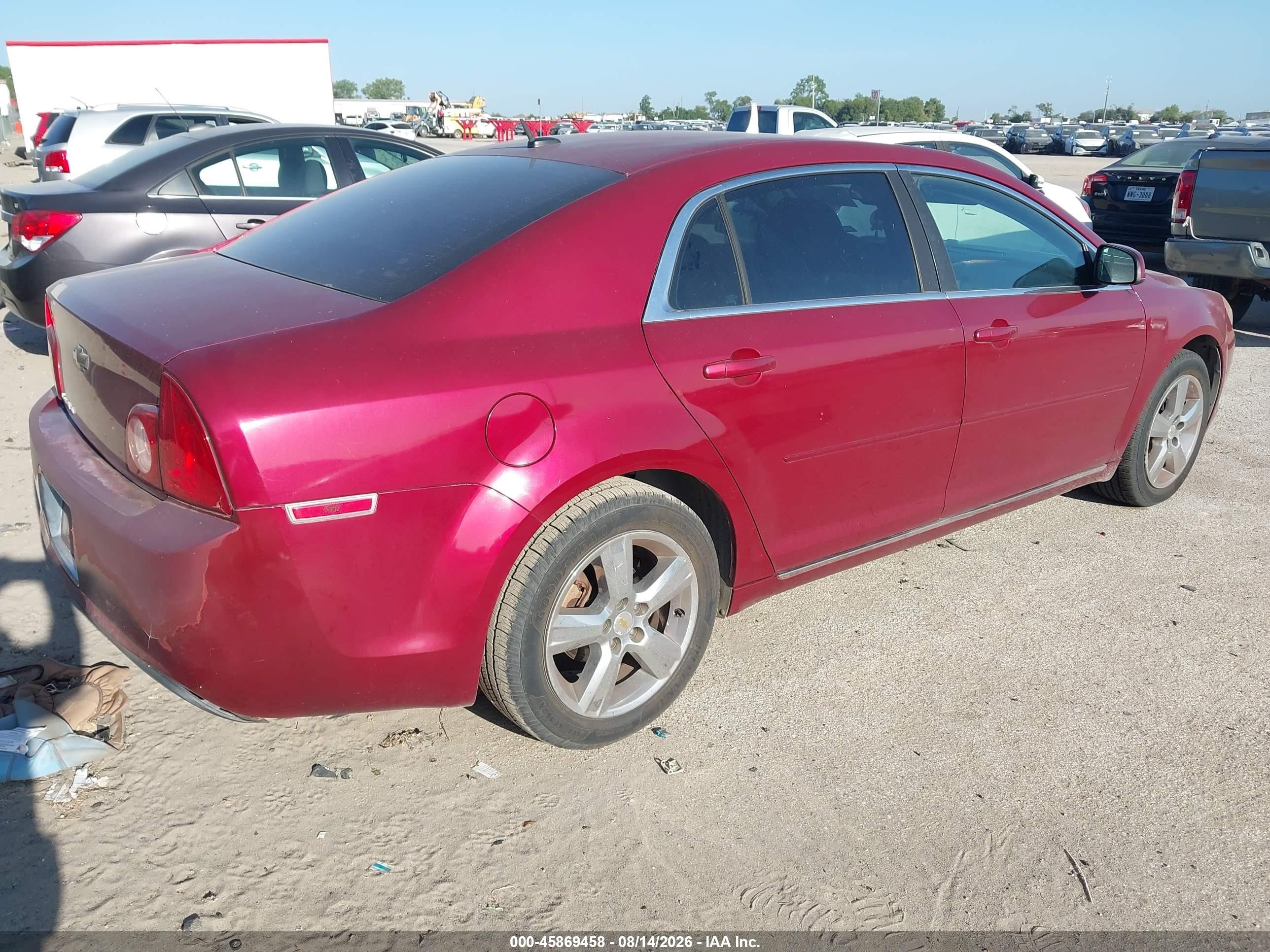 2011 Chevrolet Malibu 2lt Red vin: 1G1ZD5E18BF118963