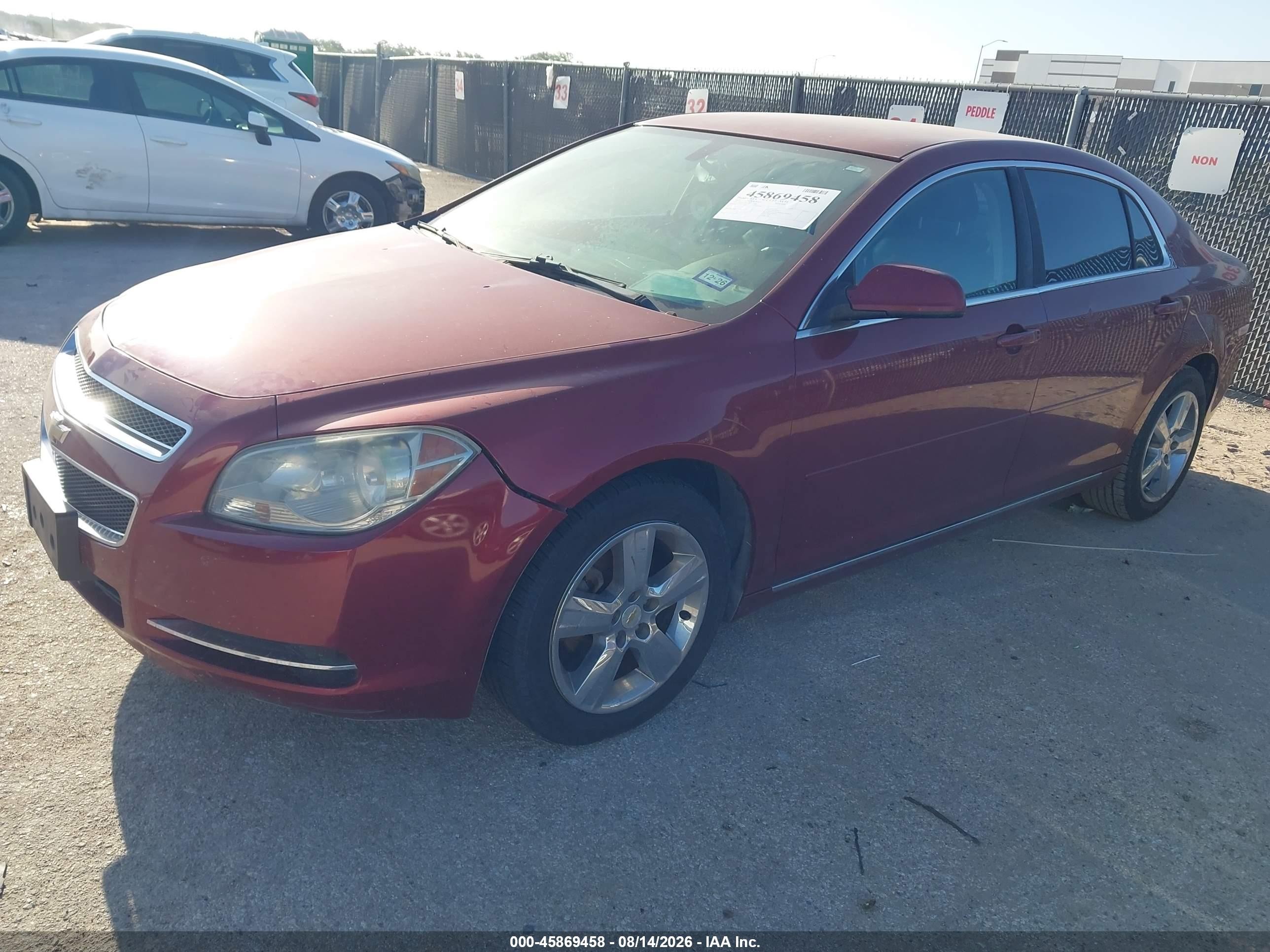 2011 Chevrolet Malibu 2lt Red vin: 1G1ZD5E18BF118963