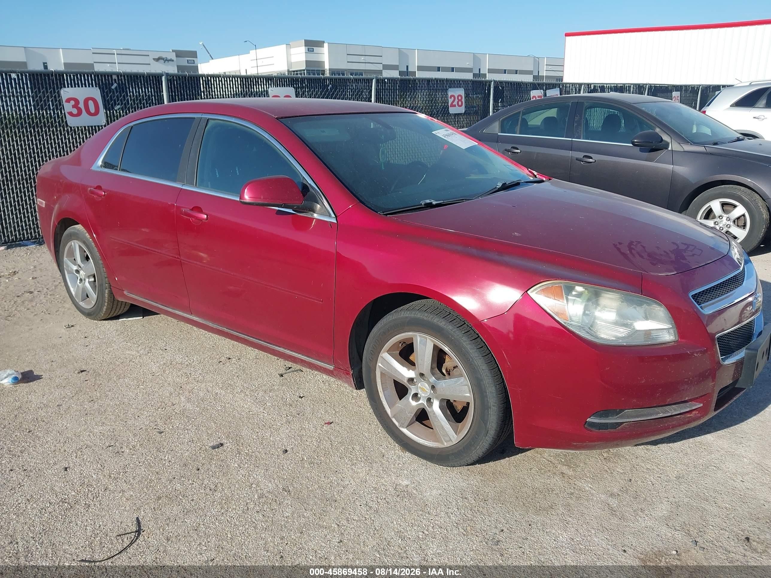 2011 Chevrolet Malibu 2lt Red vin: 1G1ZD5E18BF118963