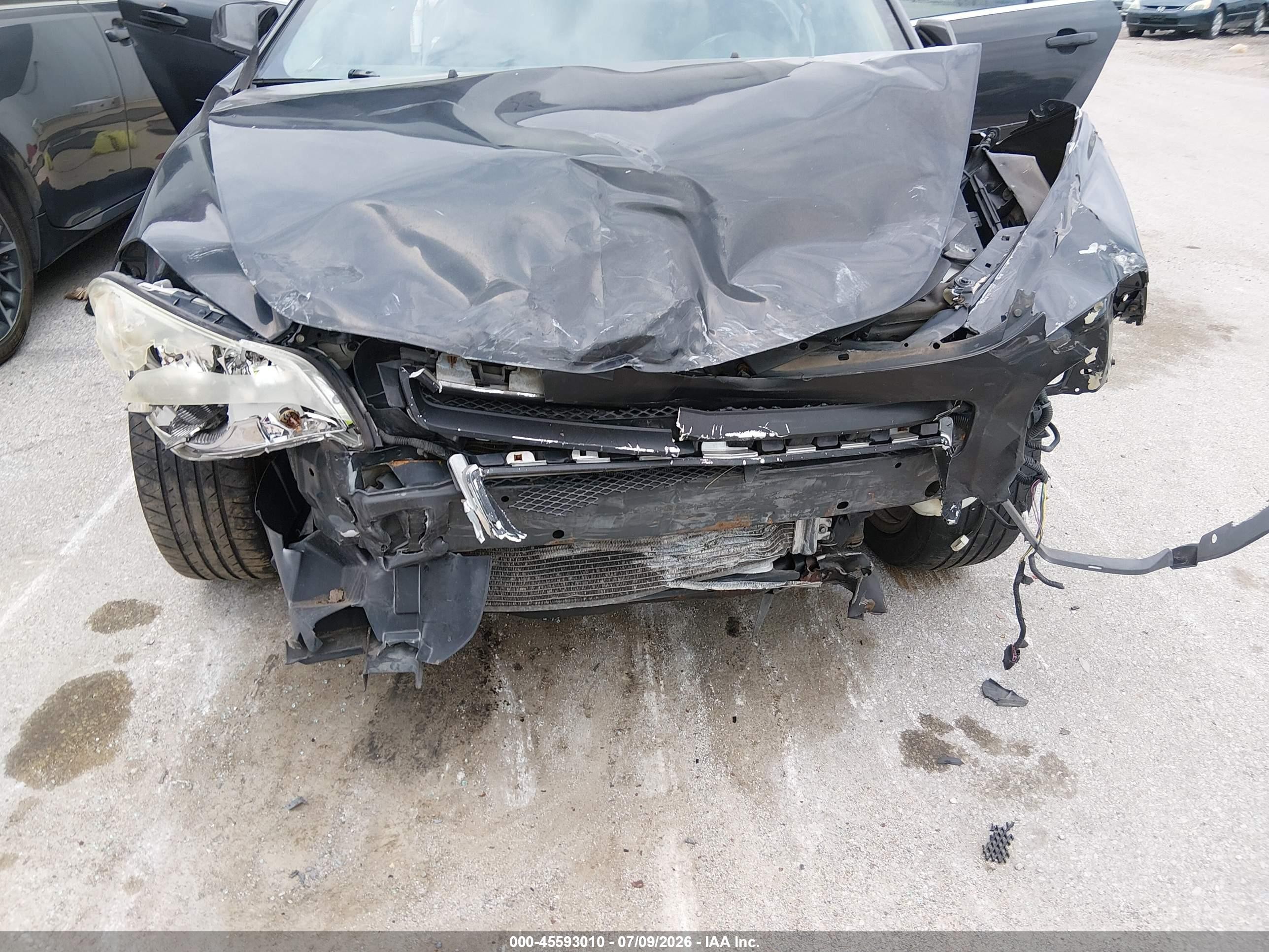 2010 Chevrolet Malibu Lt Black vin: 1G1ZD5E70AF115896