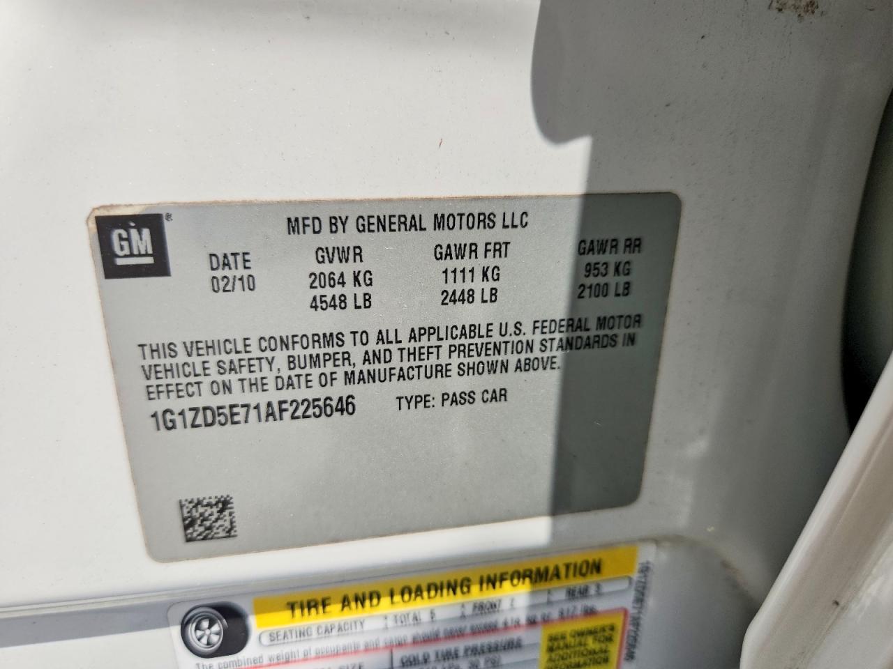 2010 Chevrolet Malibu 2lt Cream vin: 1G1ZD5E71AF225646