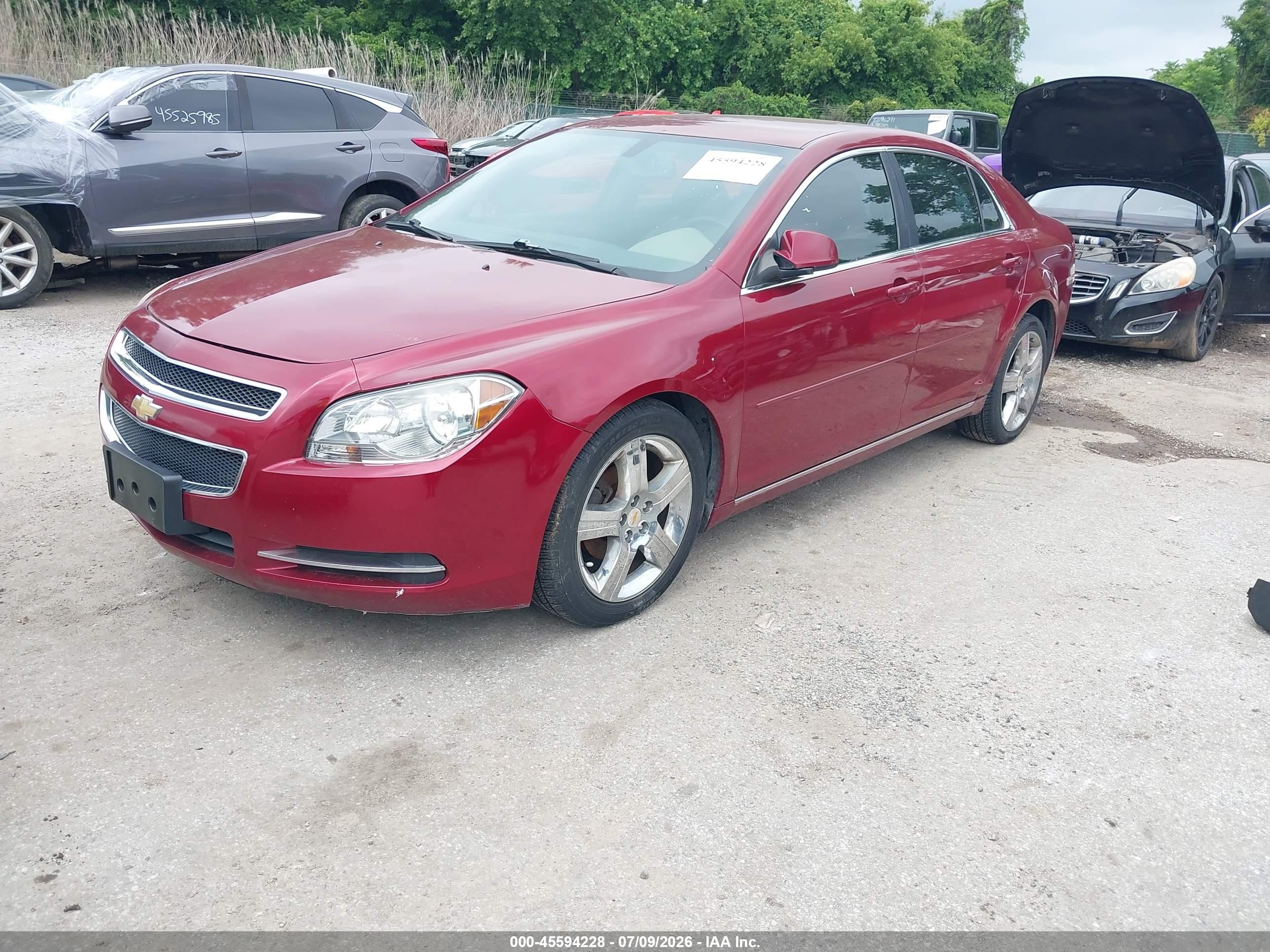 2011 Chevrolet Malibu 2lt Red vin: 1G1ZD5E75BF217308
