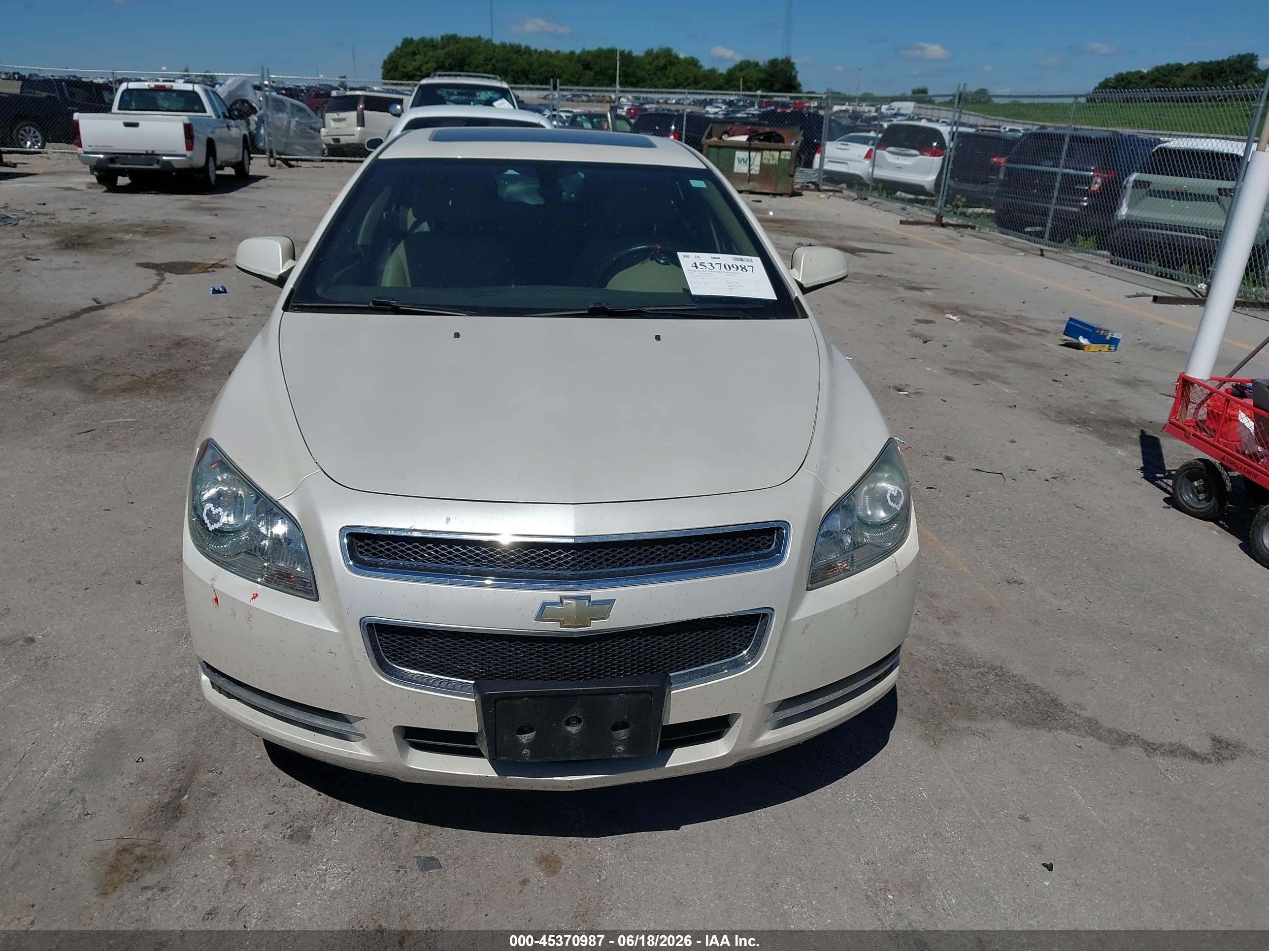 2010 Chevrolet Malibu Lt Белый vin: 1G1ZD5E76AF112484