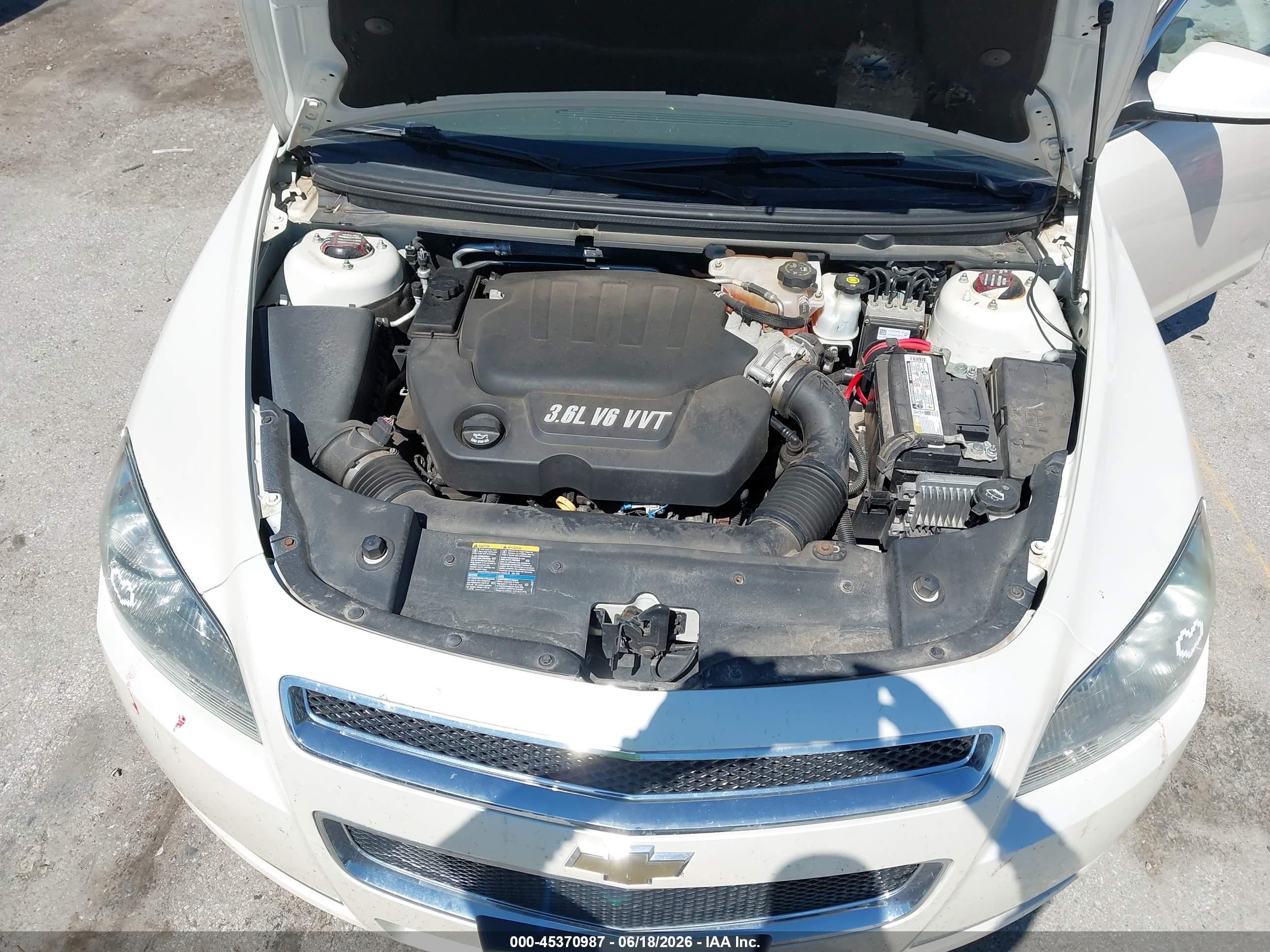 2010 Chevrolet Malibu Lt Белый vin: 1G1ZD5E76AF112484